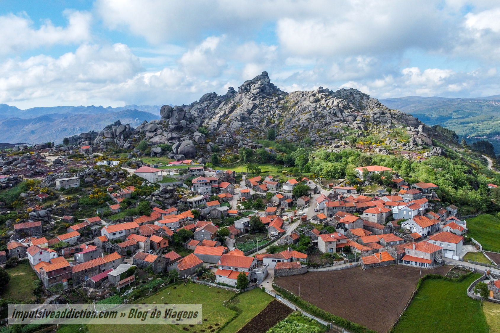 Aldeia de Ponteira - imagem aérea