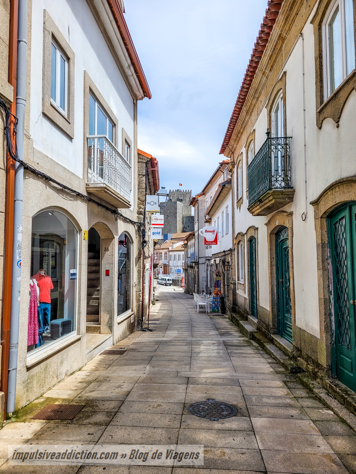 Rua Direita ao visitar Montalegre