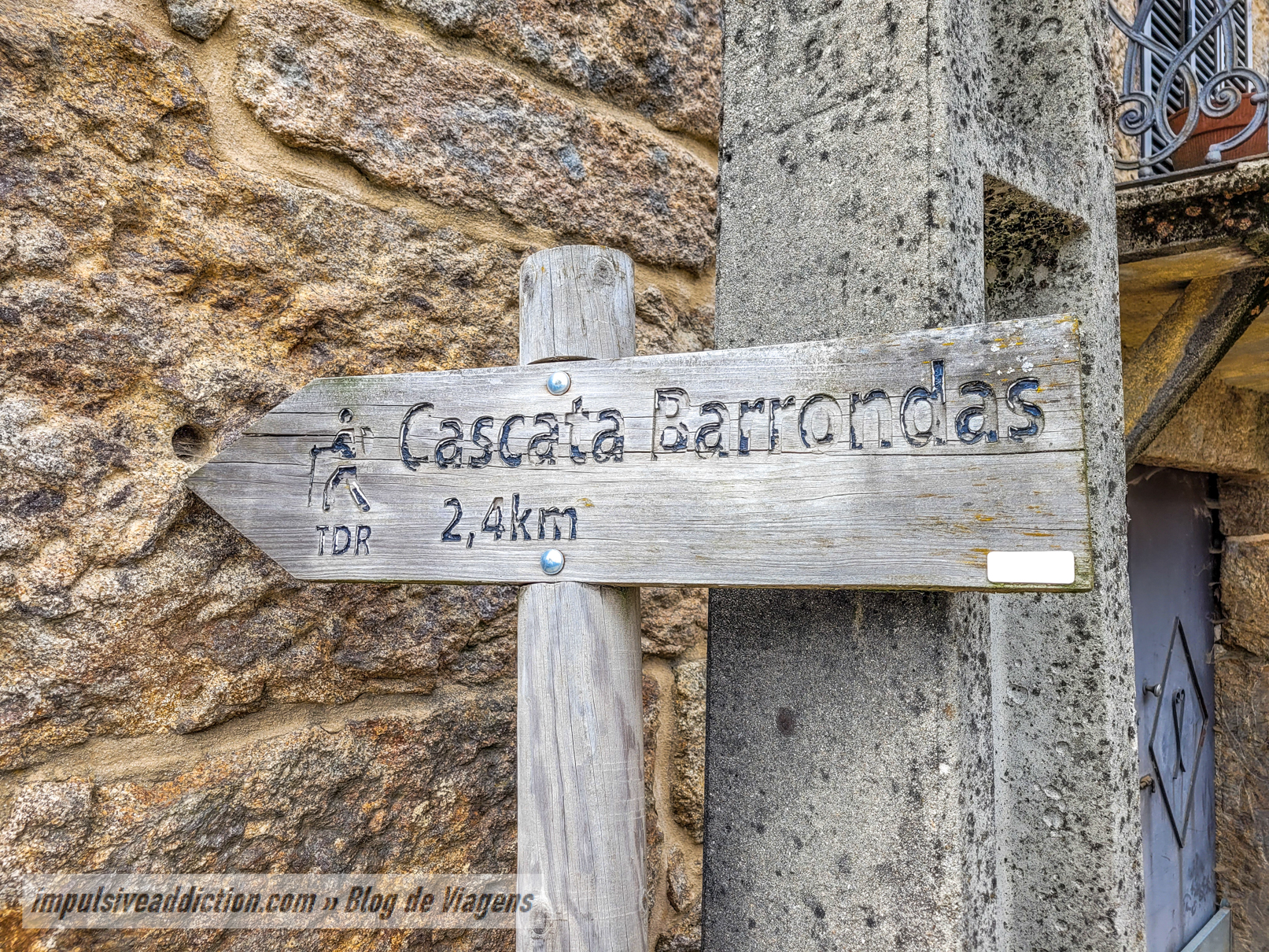 Sinalização do Trilho da Cascata de Barrondas