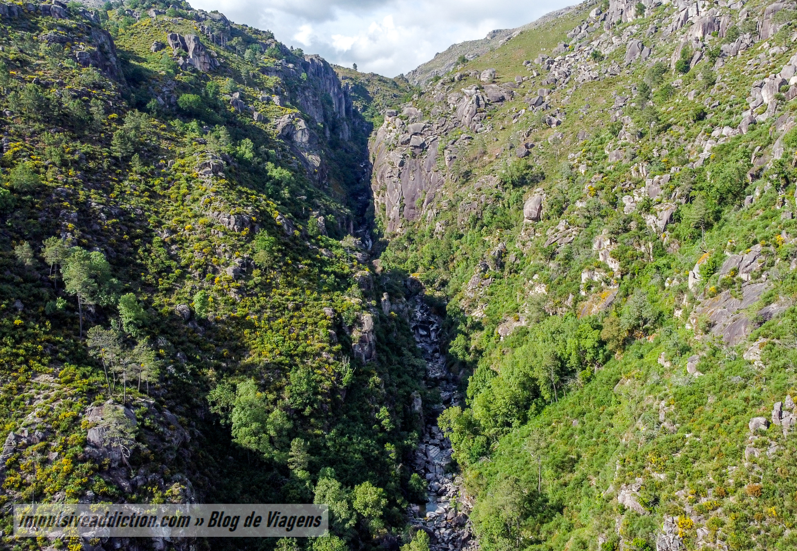Vale do Rio Fafião perto do Poço Verde de Fafião