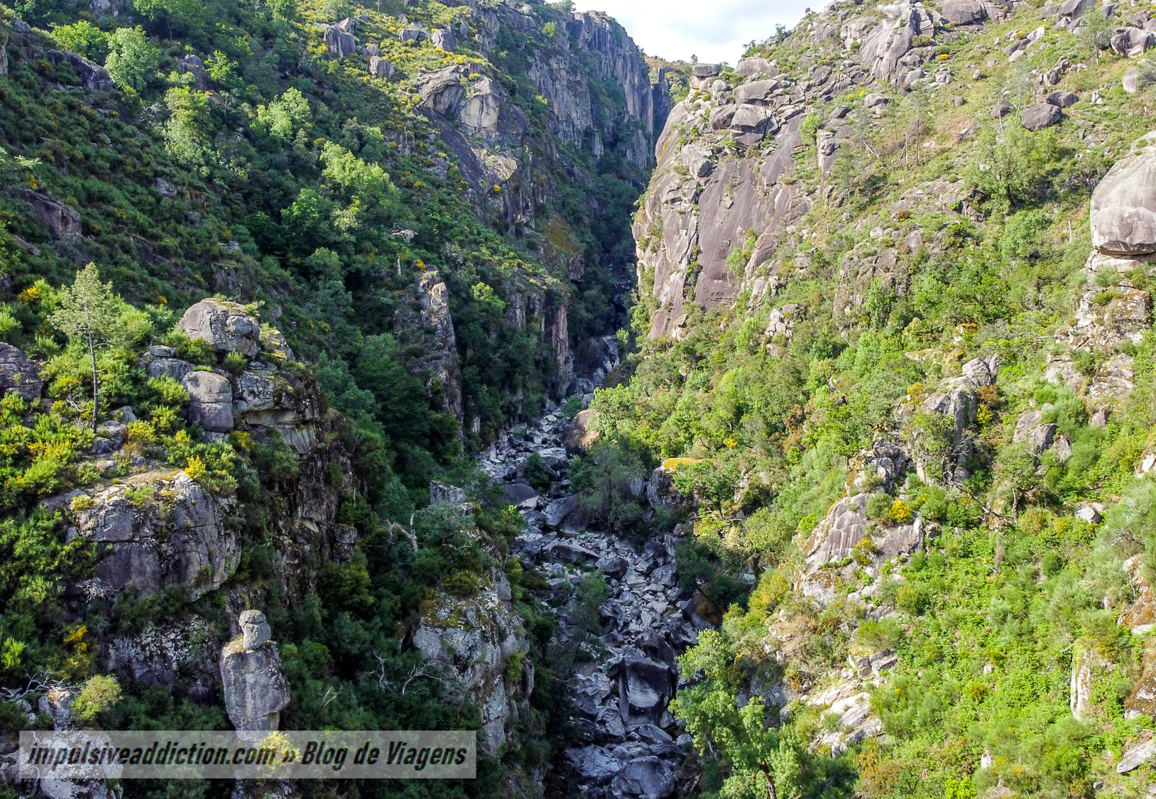 Vale do Rio Fafião perto do Poço Verde de Fafião