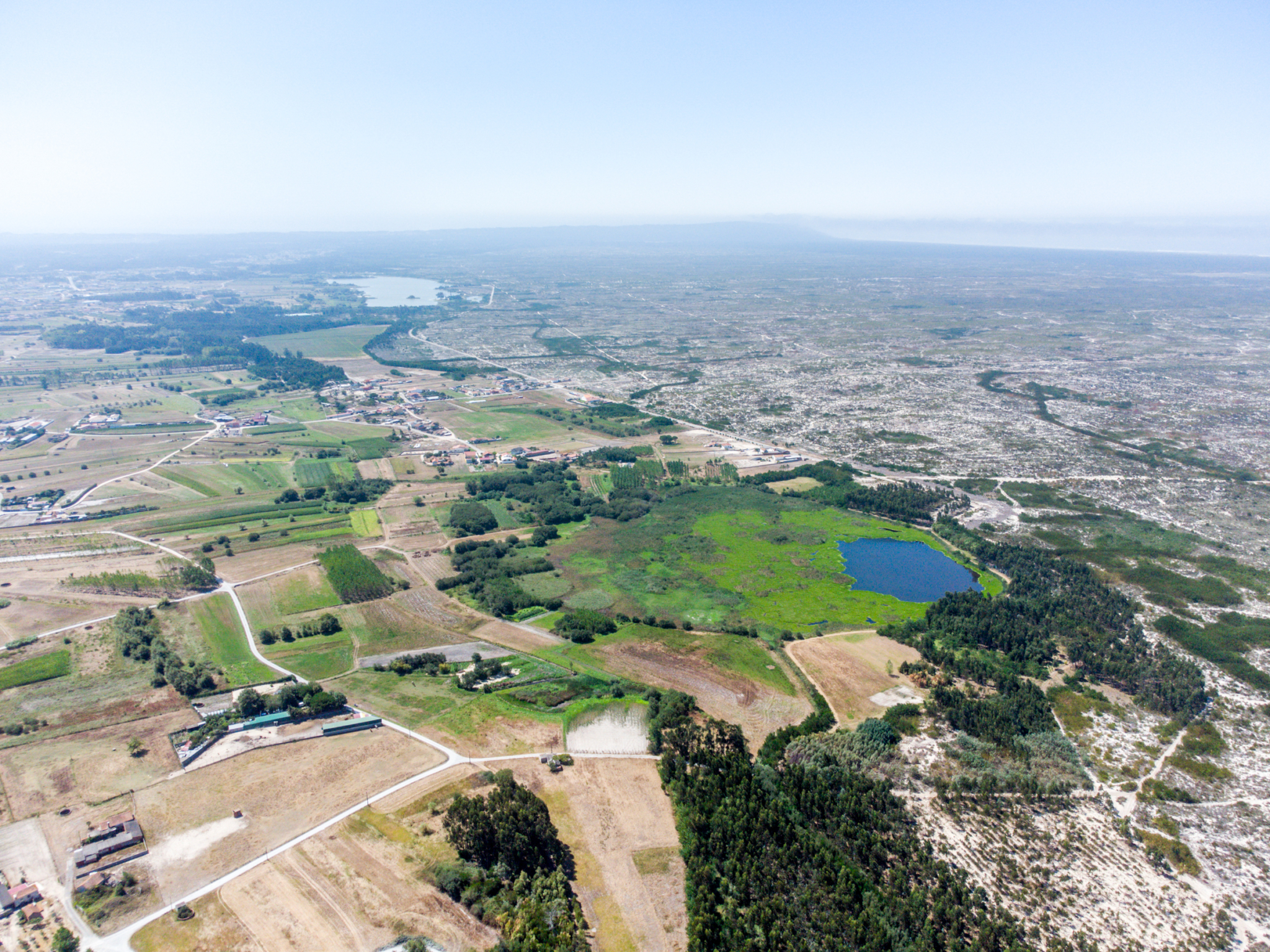 Lagoa Salgueira + Lagoa da Vela ao fundo