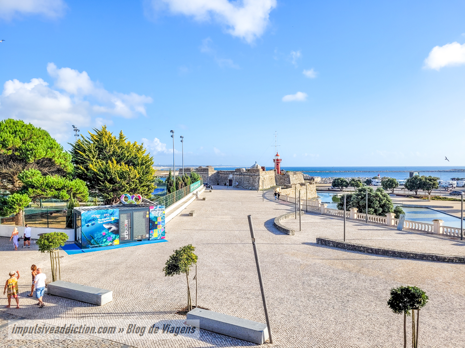 Vista para o Forte de Santa Catarina