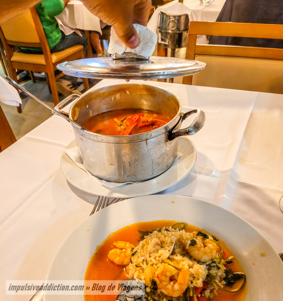 Arroz de Marisco num dos restaurantes de Matosinhos