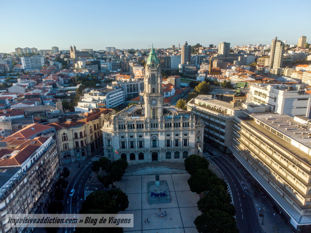 Porto City Hall on Avenida dos Aliados