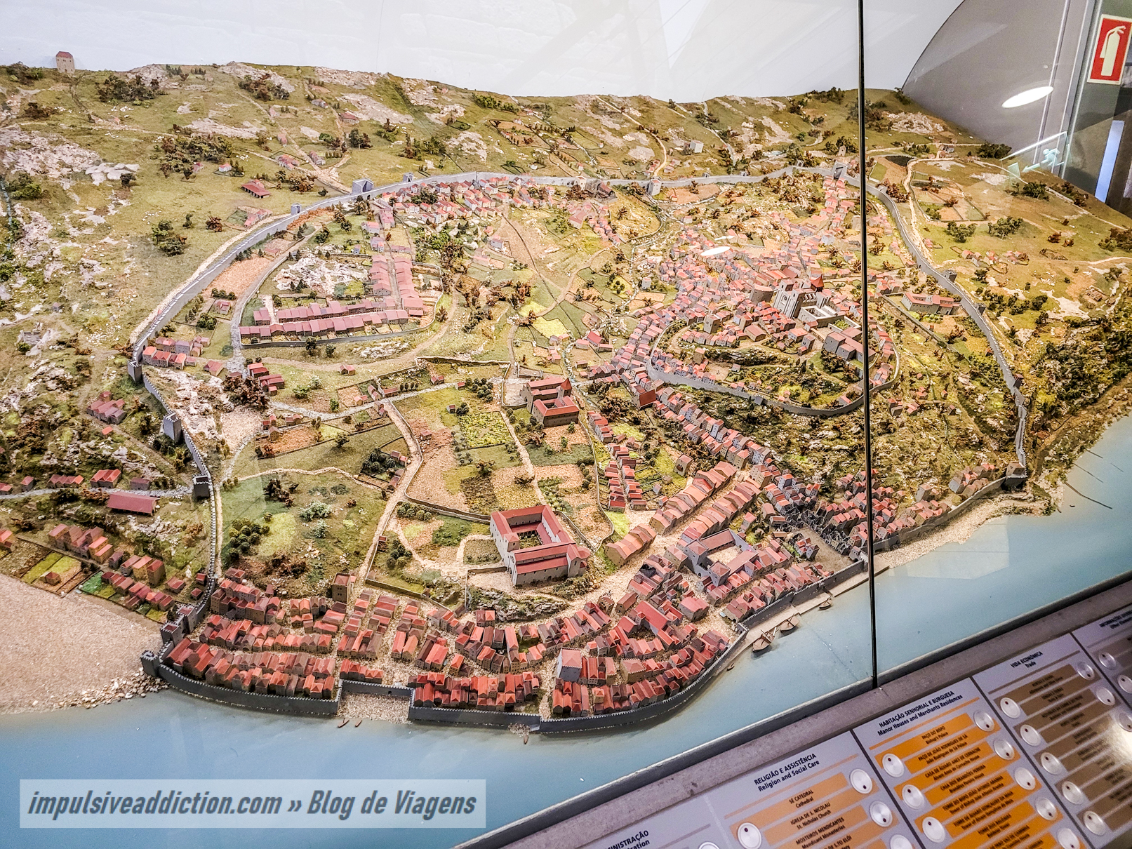 Maquete da Cidade do Porto muralhada