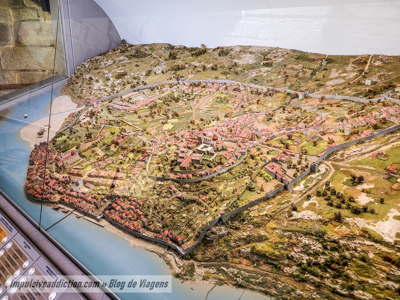 Maquete da Cidade do Porto muralhada