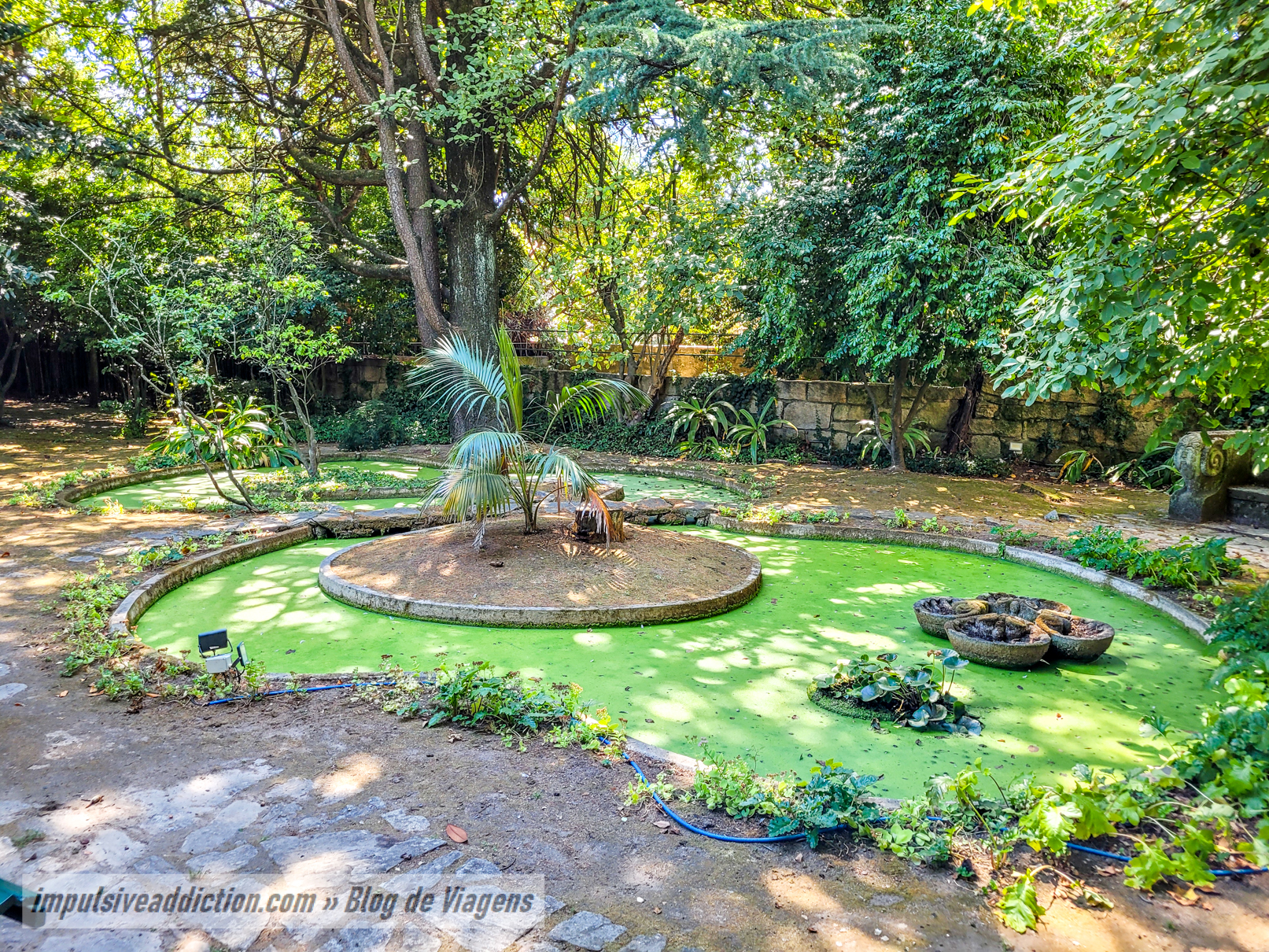 Marta Ortigão Museum while visiting Porto - garden