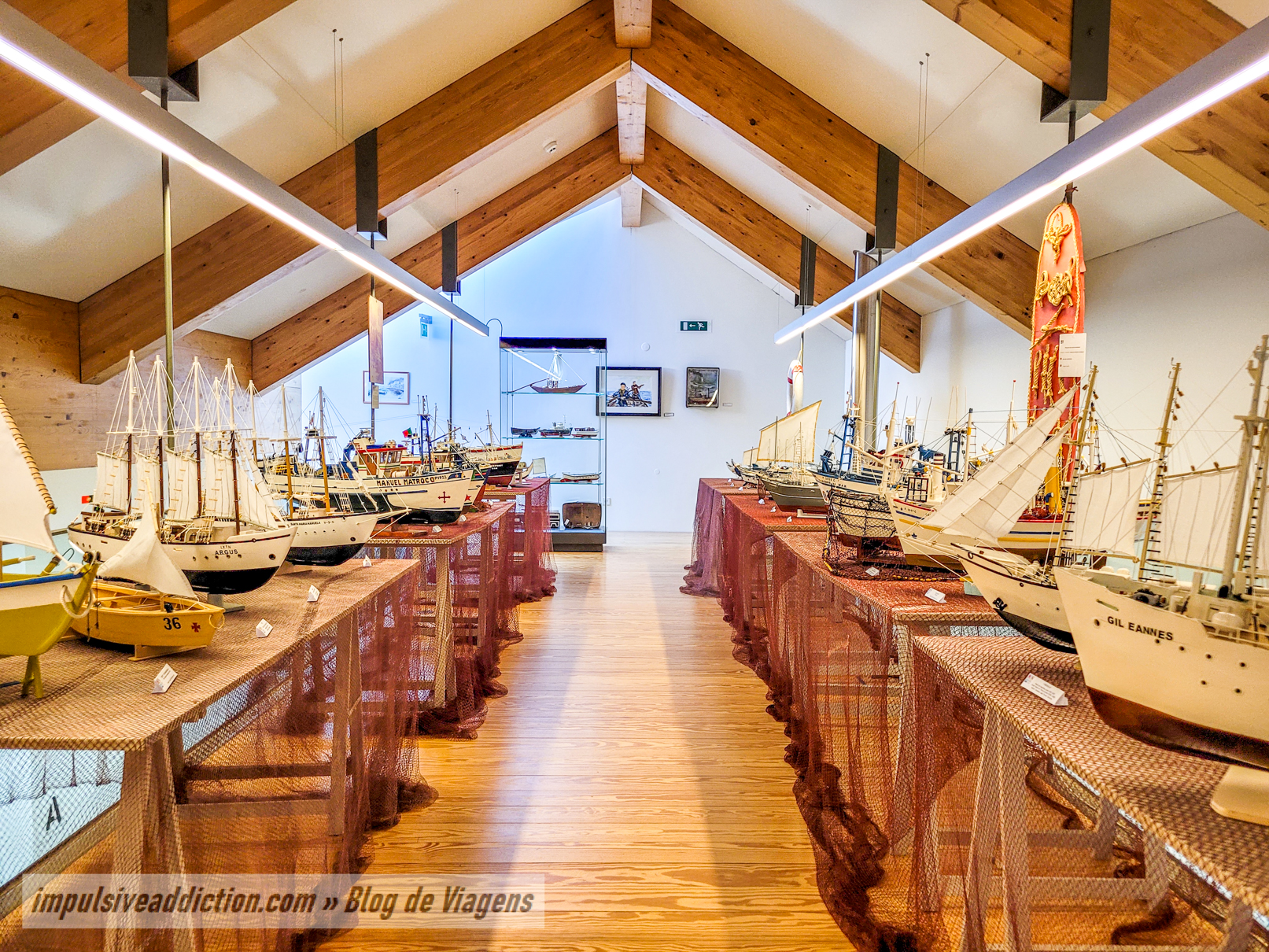 Miniaturas de Navios e Barcos do Centro Interpretativo da Afurada