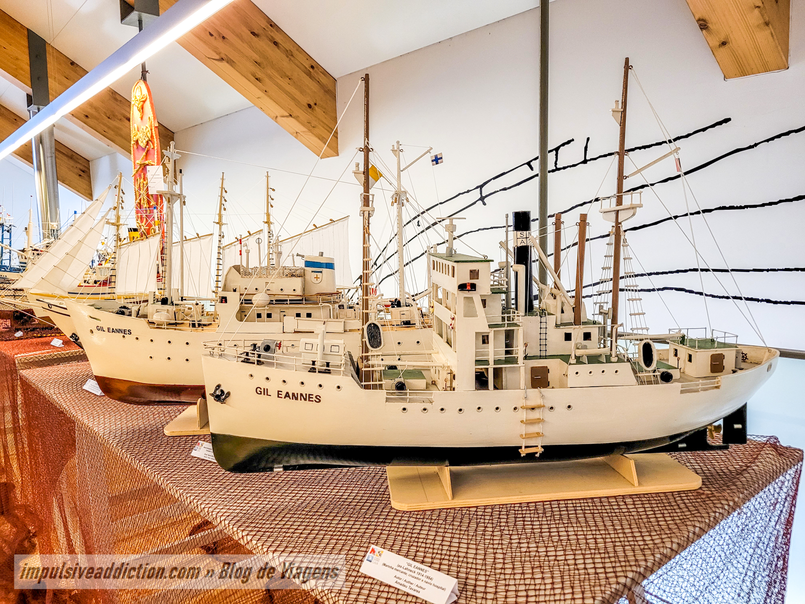 Miniaturas de Navios e Barcos do Centro Interpretativo da Afurada