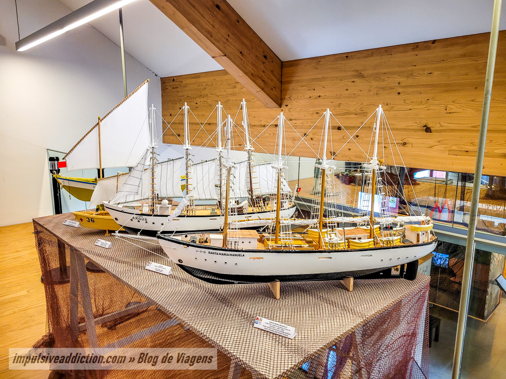 Miniaturas de Navios e Barcos do Centro Interpretativo da Afurada