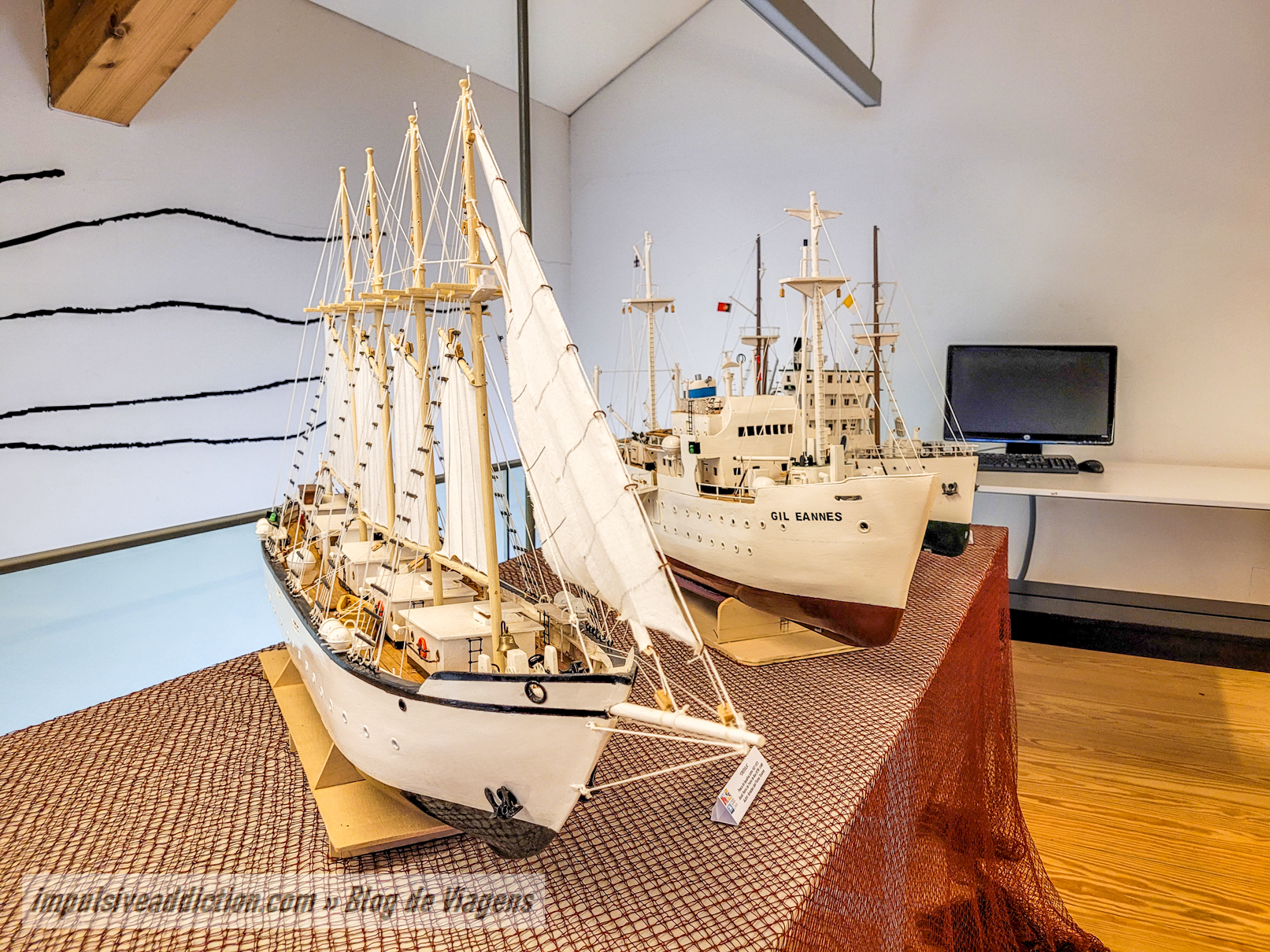 Miniaturas de Navios e Barcos do Centro Interpretativo da Afurada