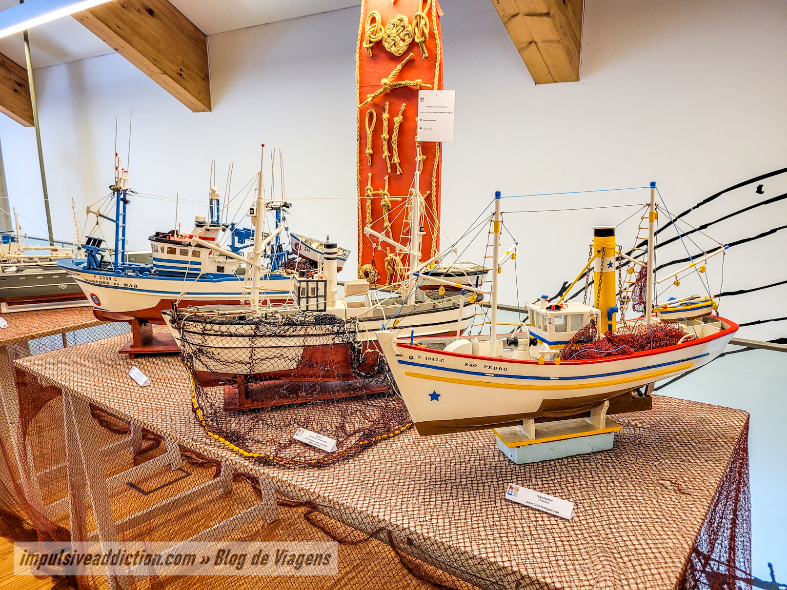 Miniaturas de Navios e Barcos do Centro Interpretativo da Afurada
