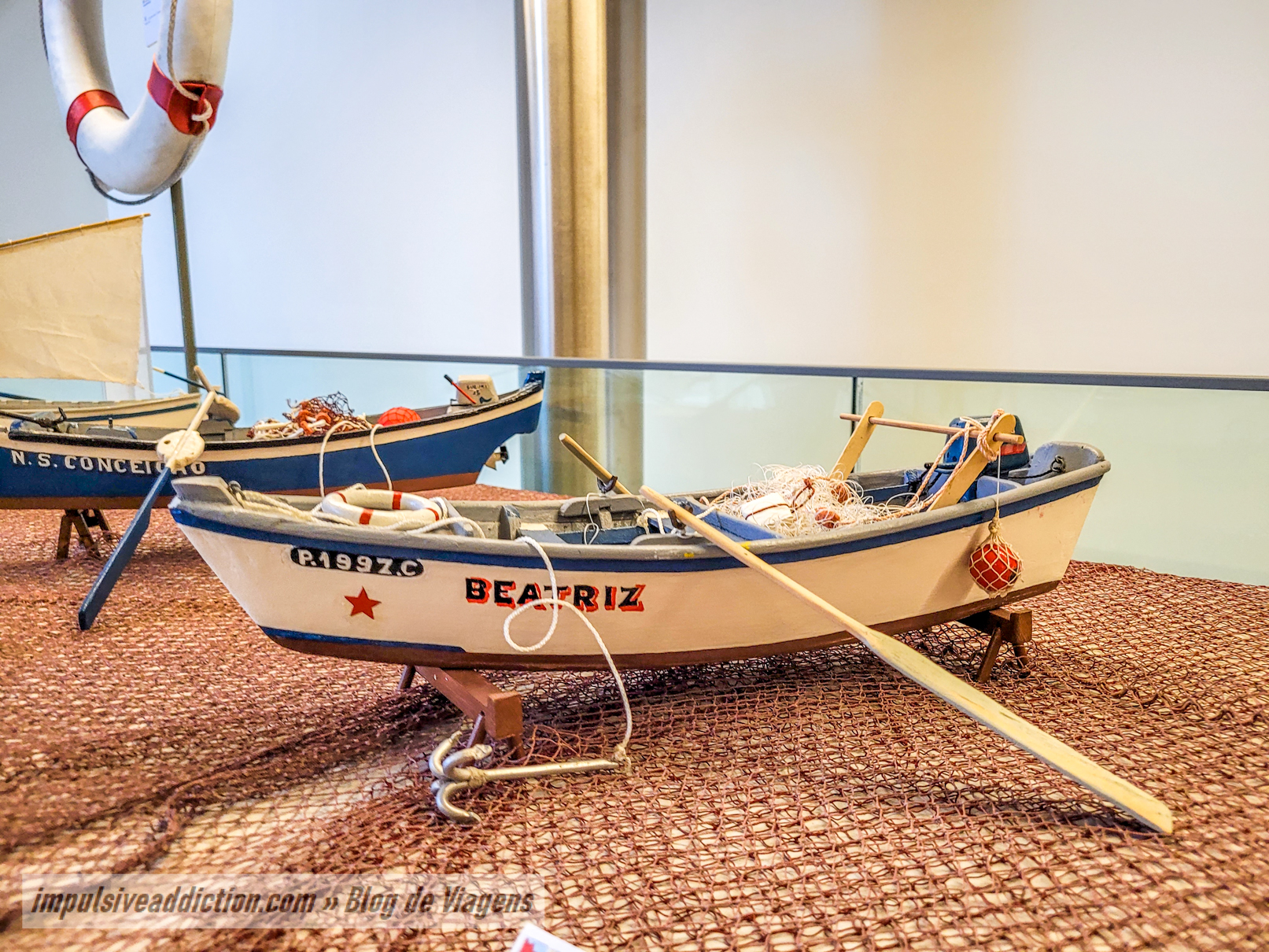 Miniaturas de Navios e Barcos do Centro Interpretativo da Afurada
