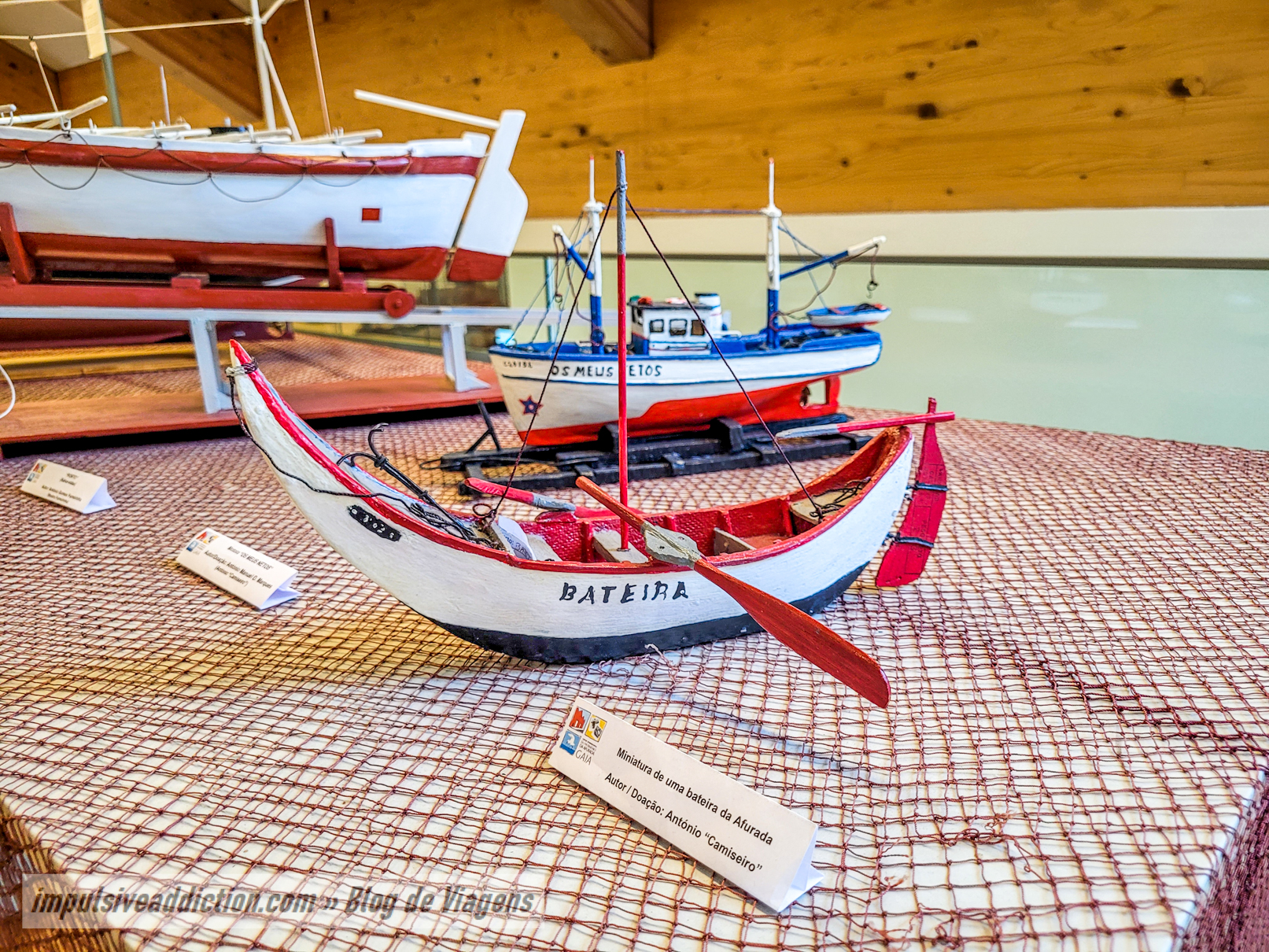 Miniaturas de Navios e Barcos do Centro Interpretativo da Afurada
