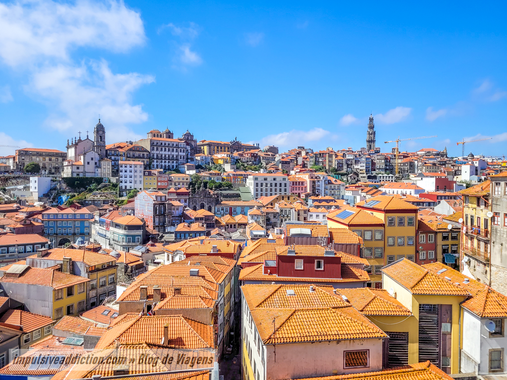Viewpoint from the tower of São Lourenço Church