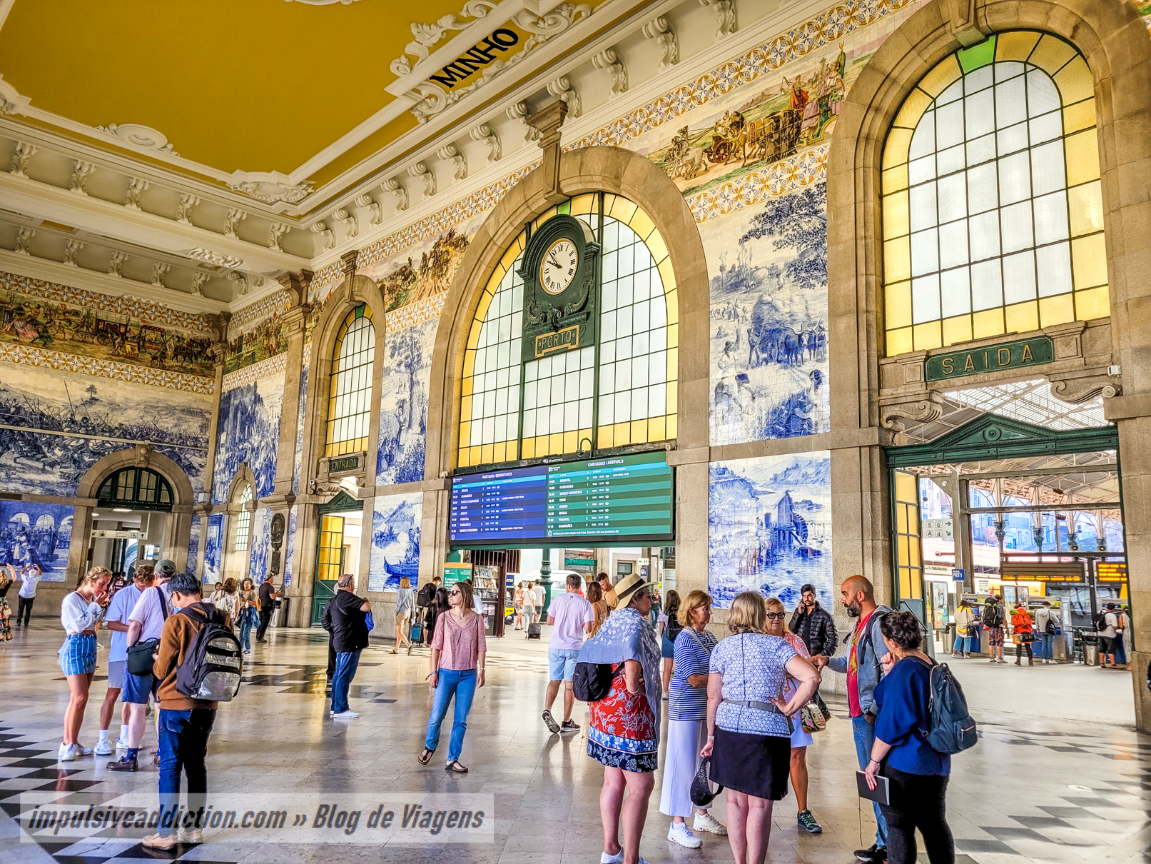 Estação de São Bento, no Porto
