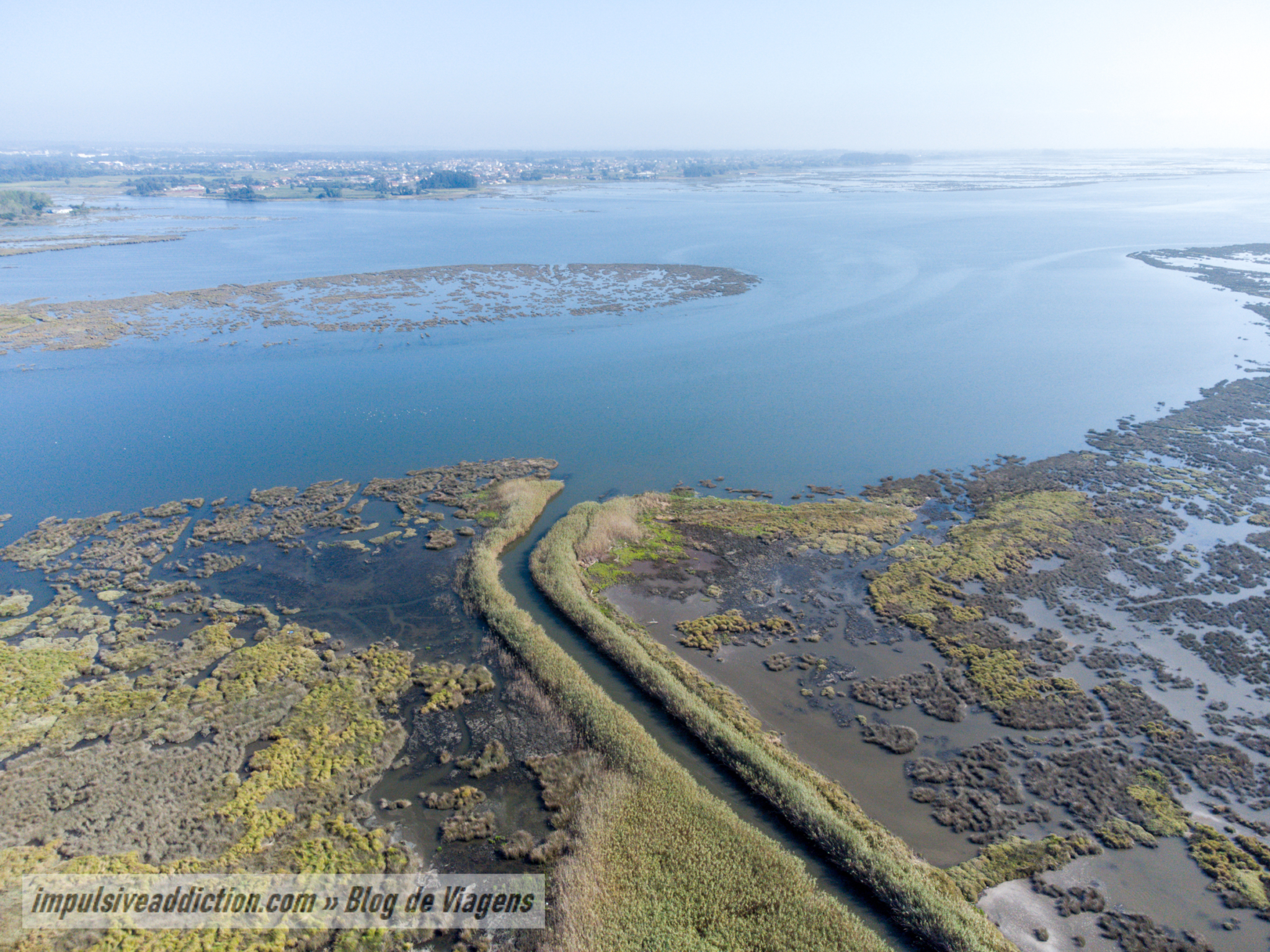 Ria de Aveiro junto da Foz do Rio Cáster