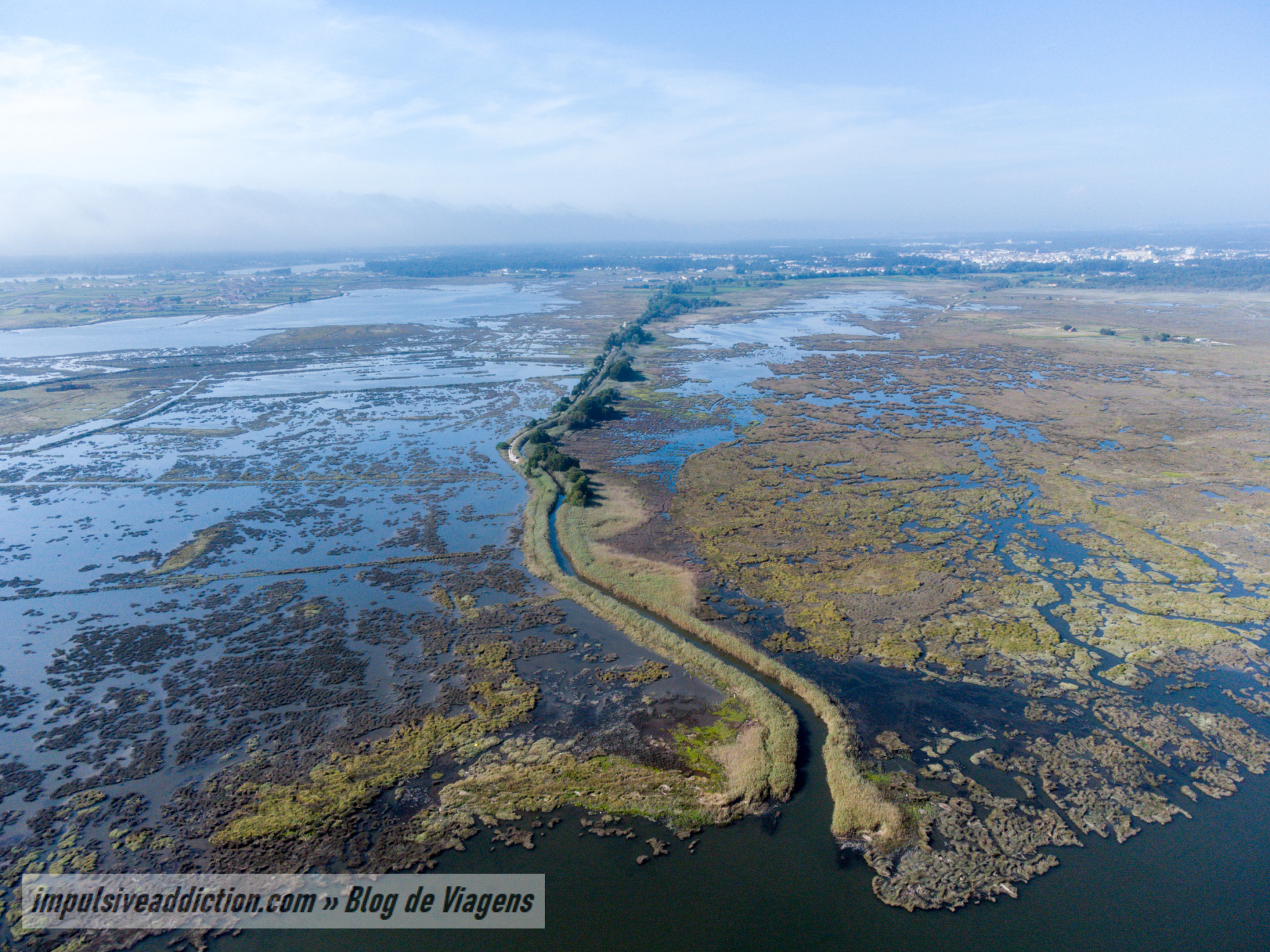 Ria de Aveiro junto da Foz do Rio Cáster