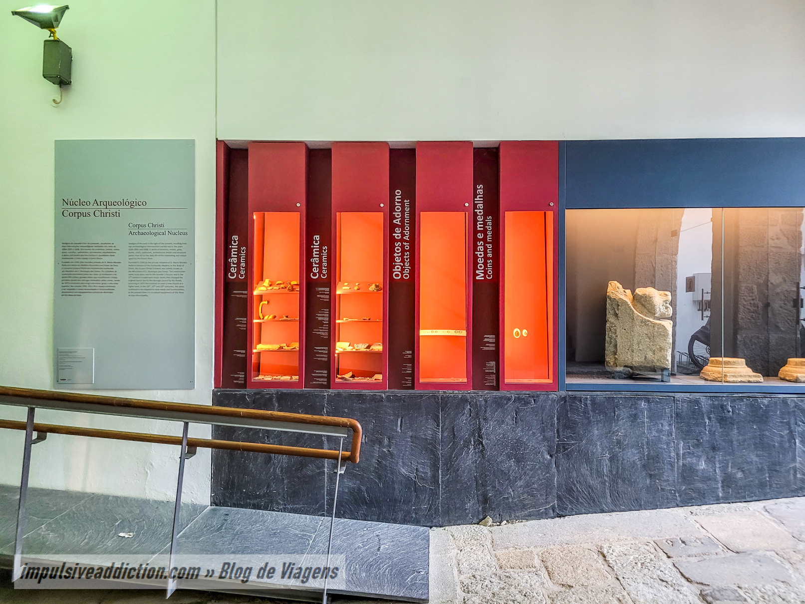 Exhibition of Archeology next to Corpus Christi Church
