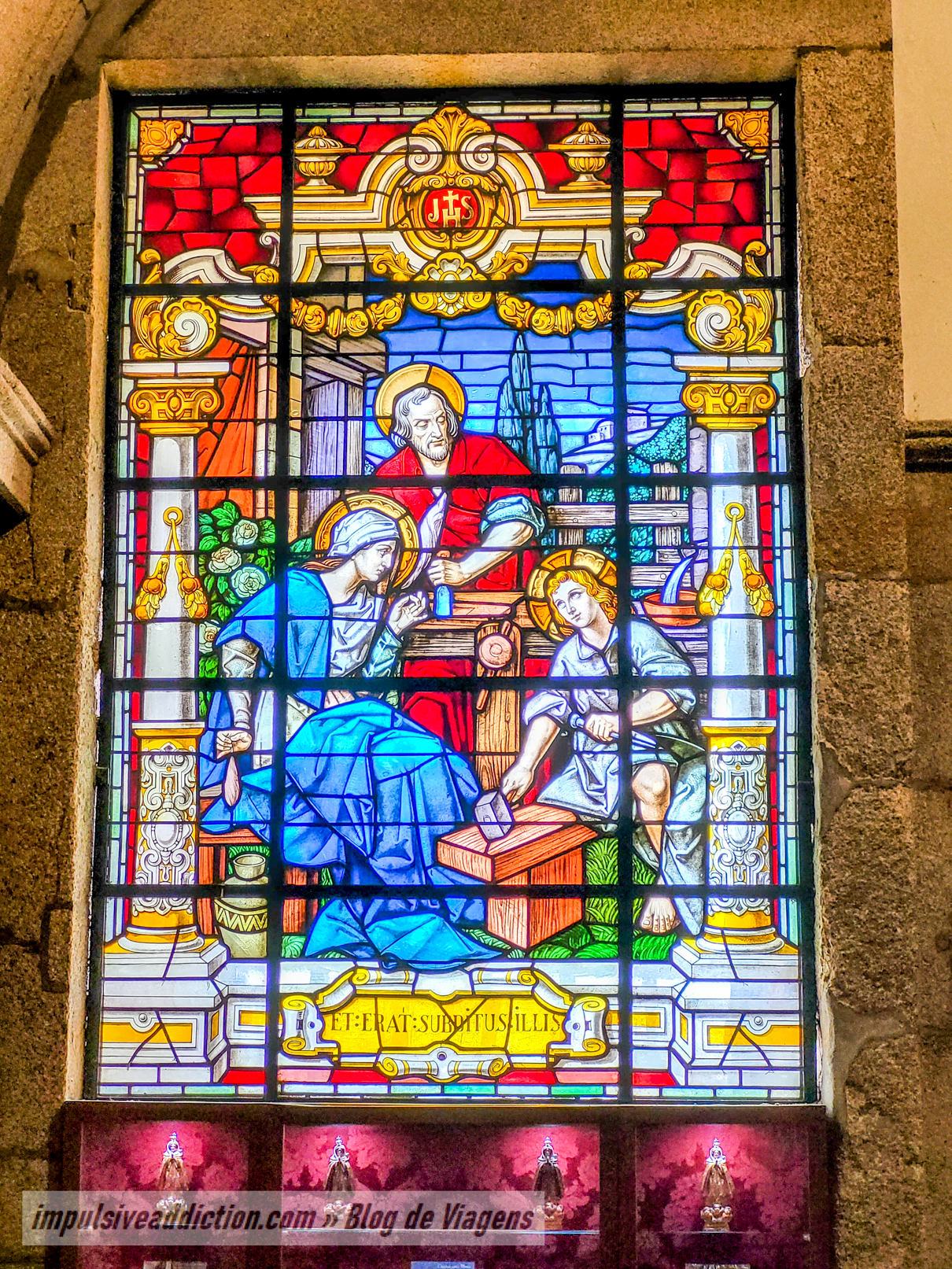 Church of Lapa stained glass