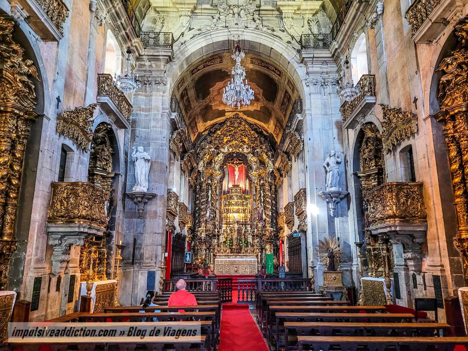 Interior da Igreja do Carmo