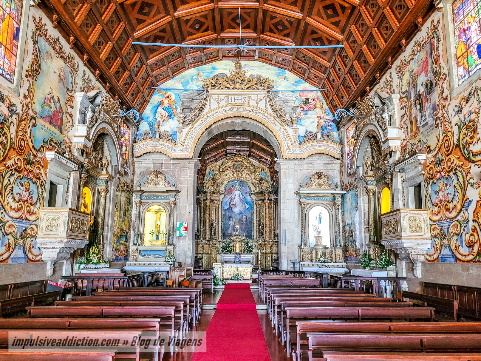Interior da Igreja Matriz de Válega