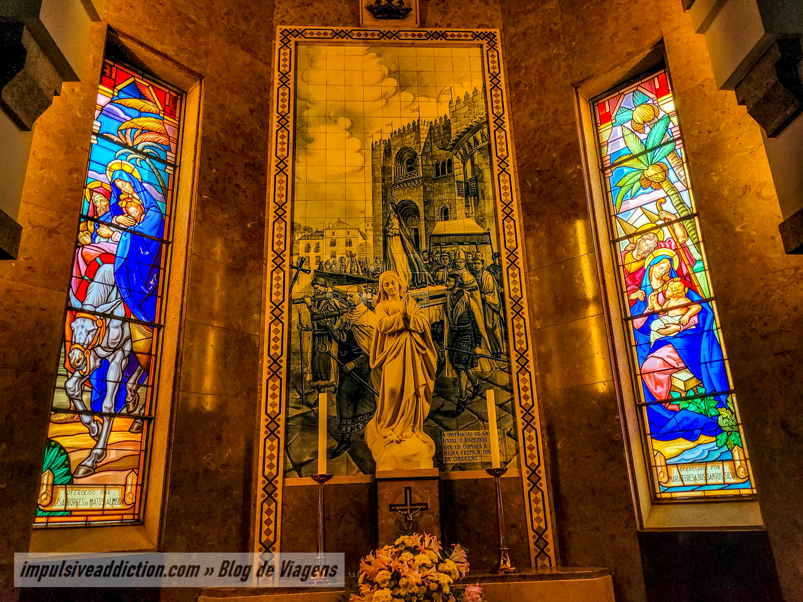 Stained Glass of the Church of Nossa Senhora da Conceição