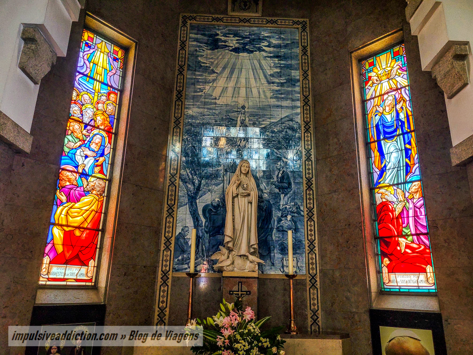 Stained Glass of the Church of Nossa Senhora da Conceição