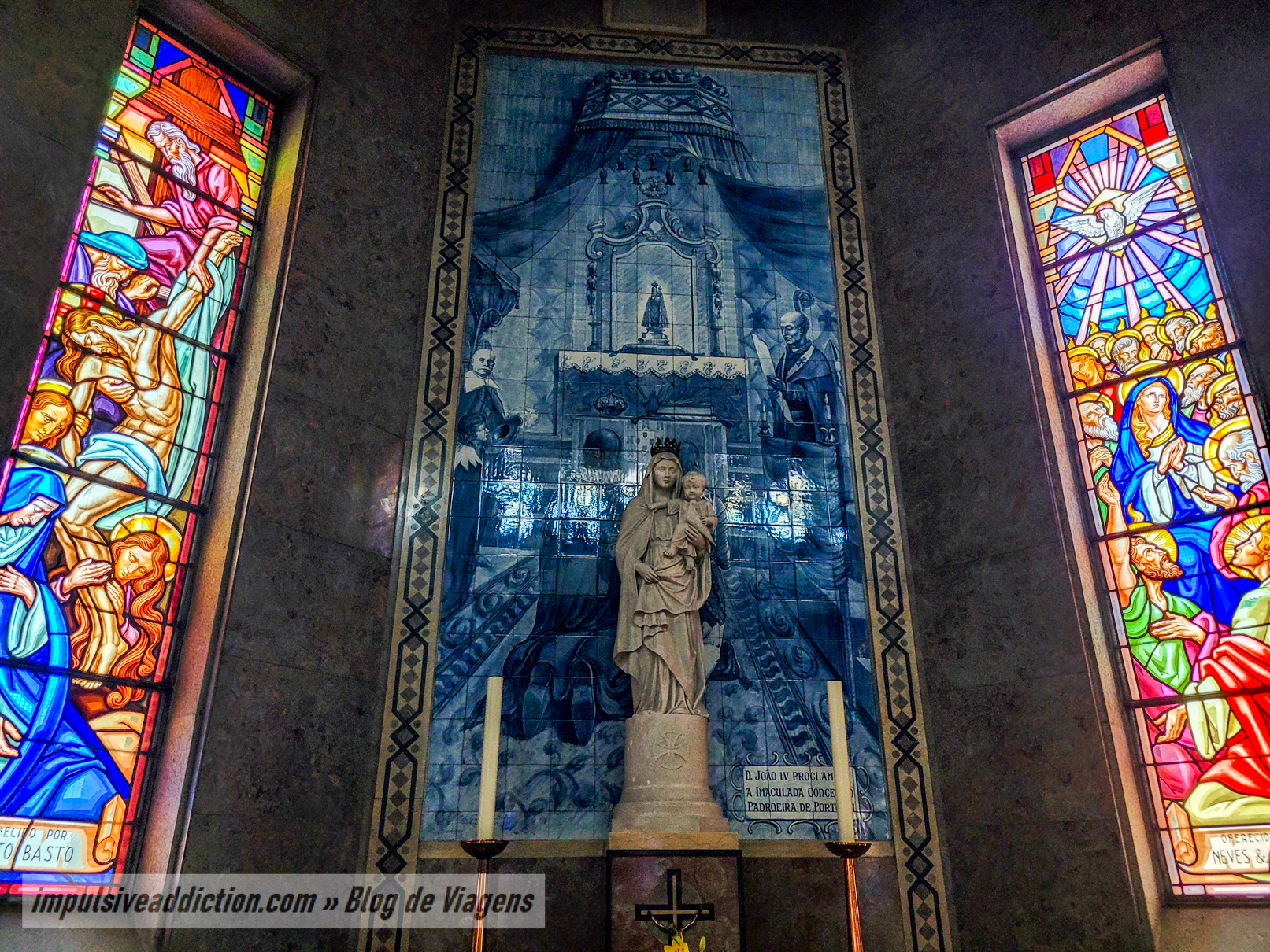Stained Glass of the Church of Nossa Senhora da Conceição