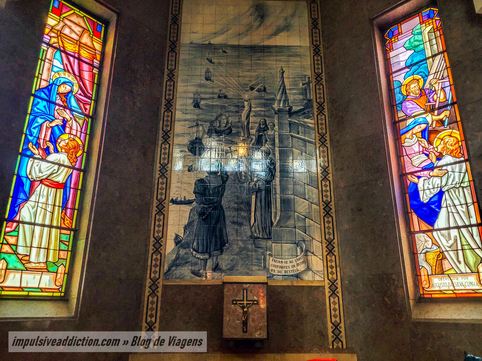 Stained Glass of the Church of Nossa Senhora da Conceição