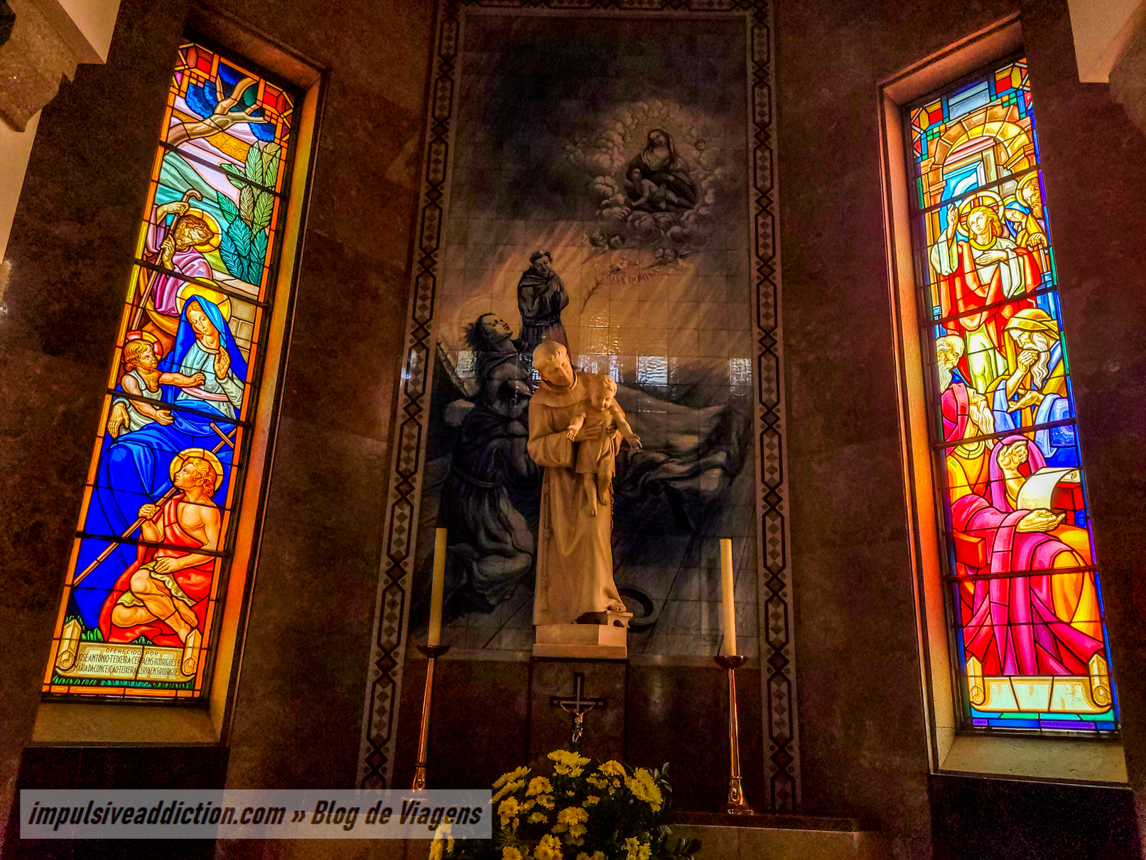 Stained Glass of the Church of Nossa Senhora da Conceição