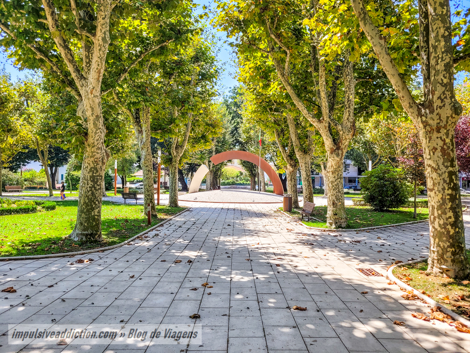 Jardim Garret ao visitar Ovar