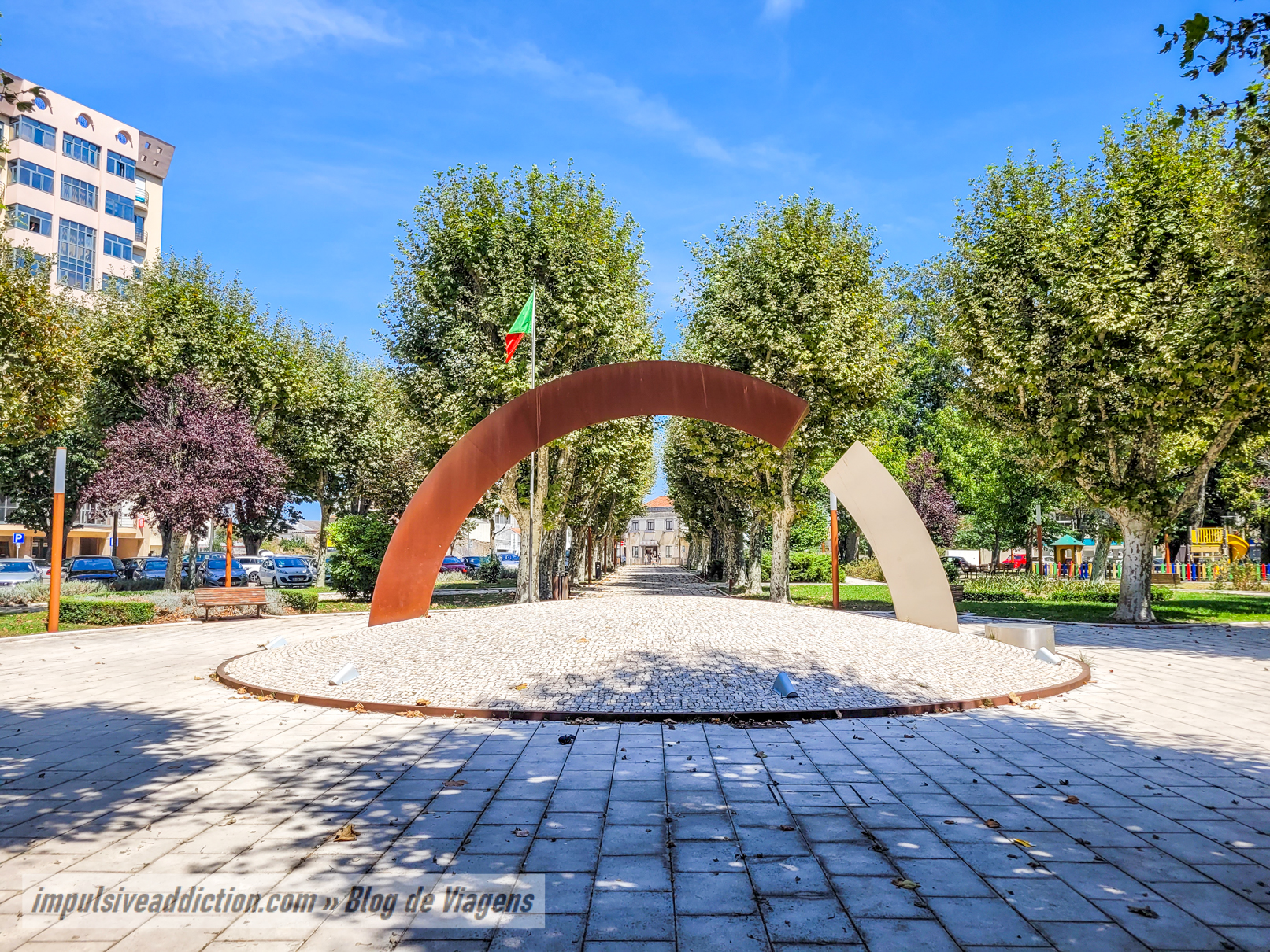 Jardim Garret ao visitar Ovar