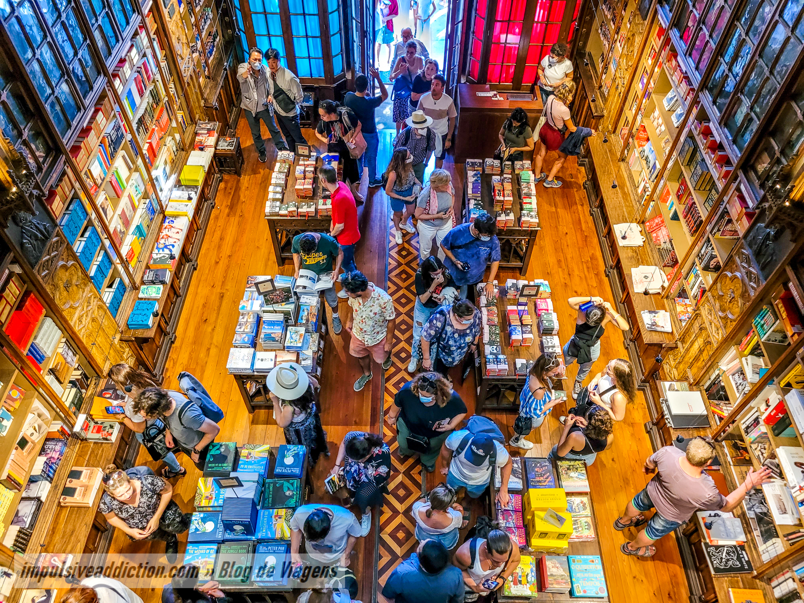Interior da Livraria Lello