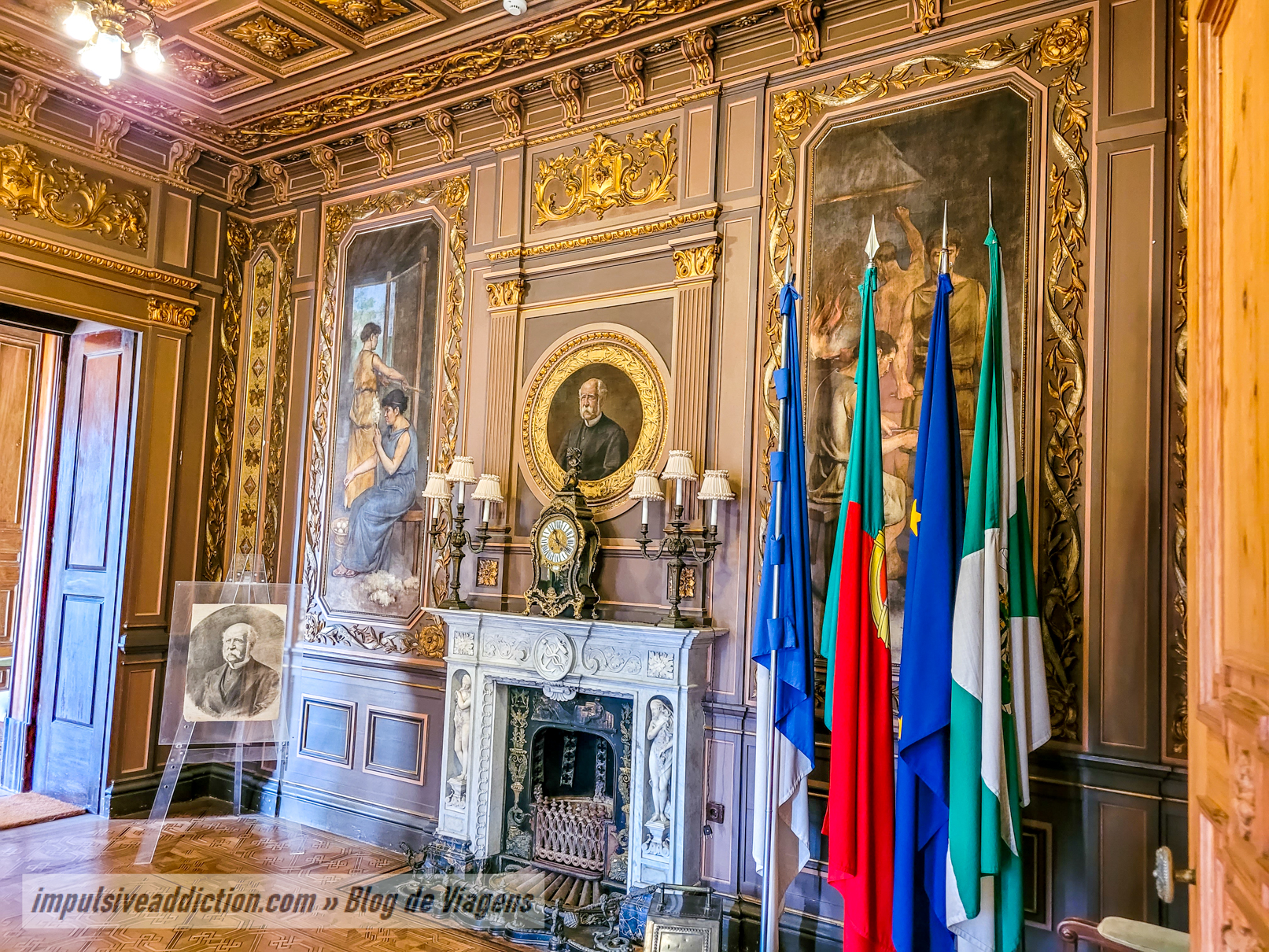 Salas do Palácio da Bolsa do Porto