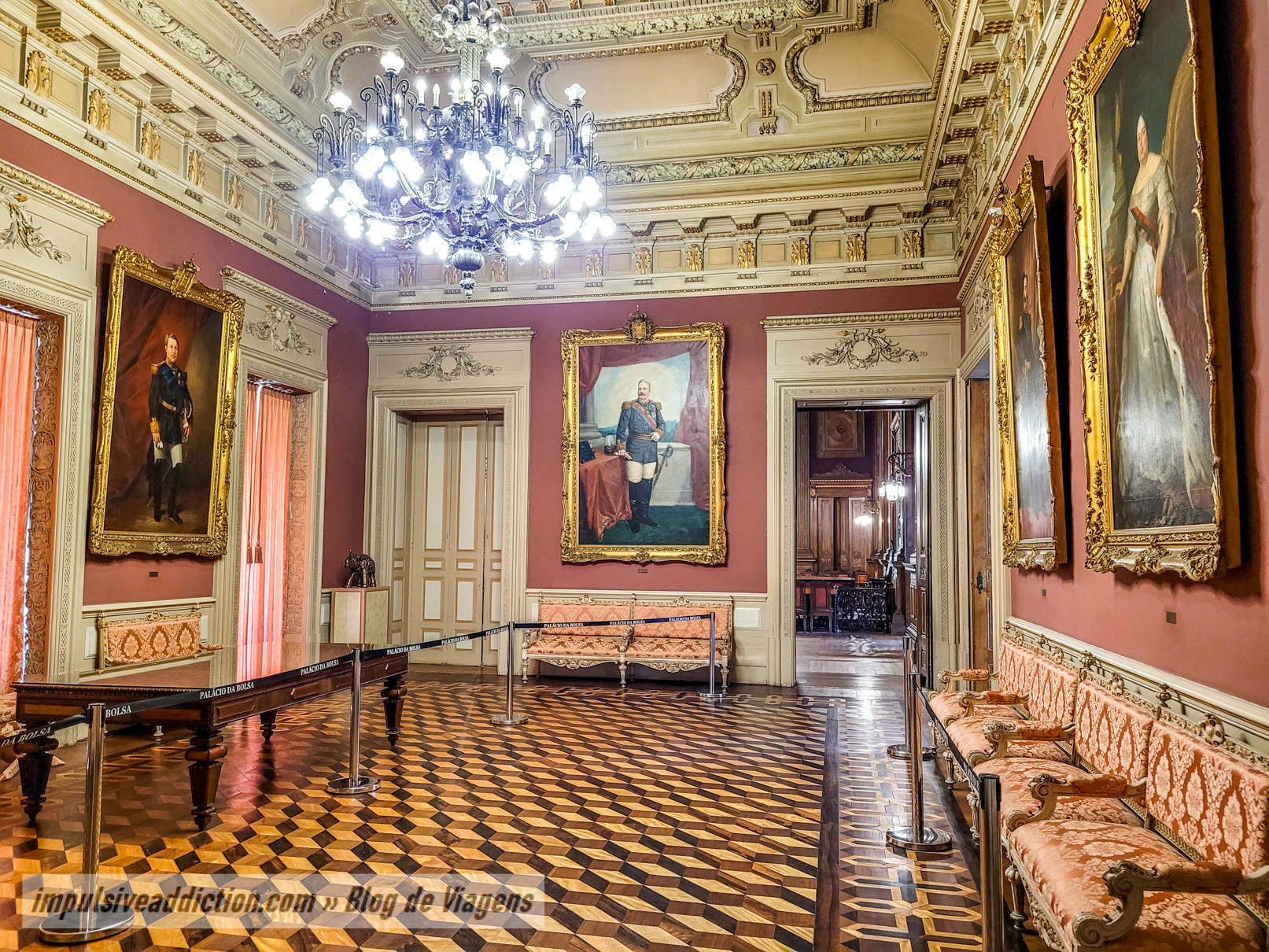 Salas do Palácio da Bolsa do Porto