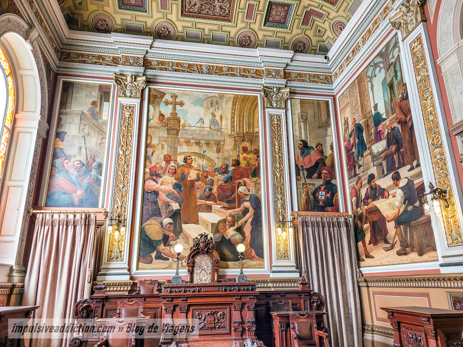 Salas do Palácio da Bolsa do Porto