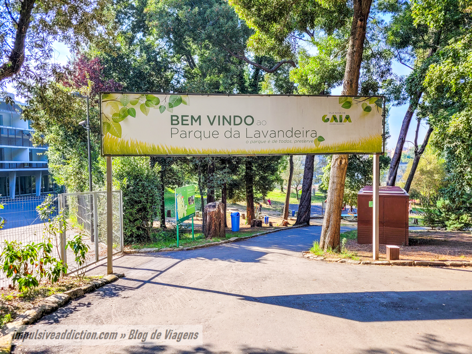 Lavandeira Municipal Park on a day trip from Porto