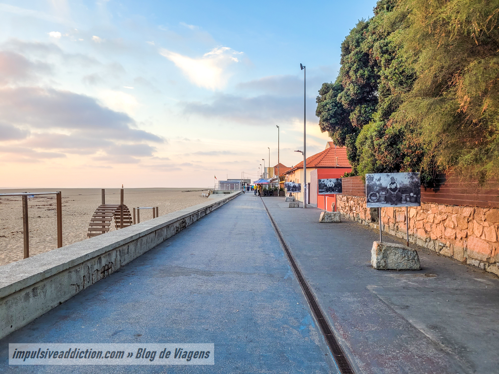 Rua do Mar na Praia da Aguda