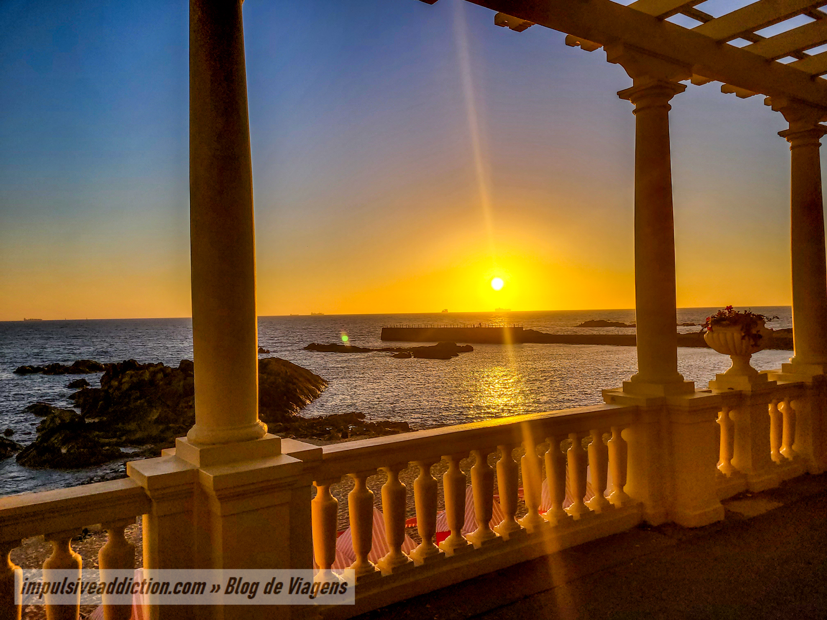 Pôr do Sol na Pérgola da Praia do Molhe
