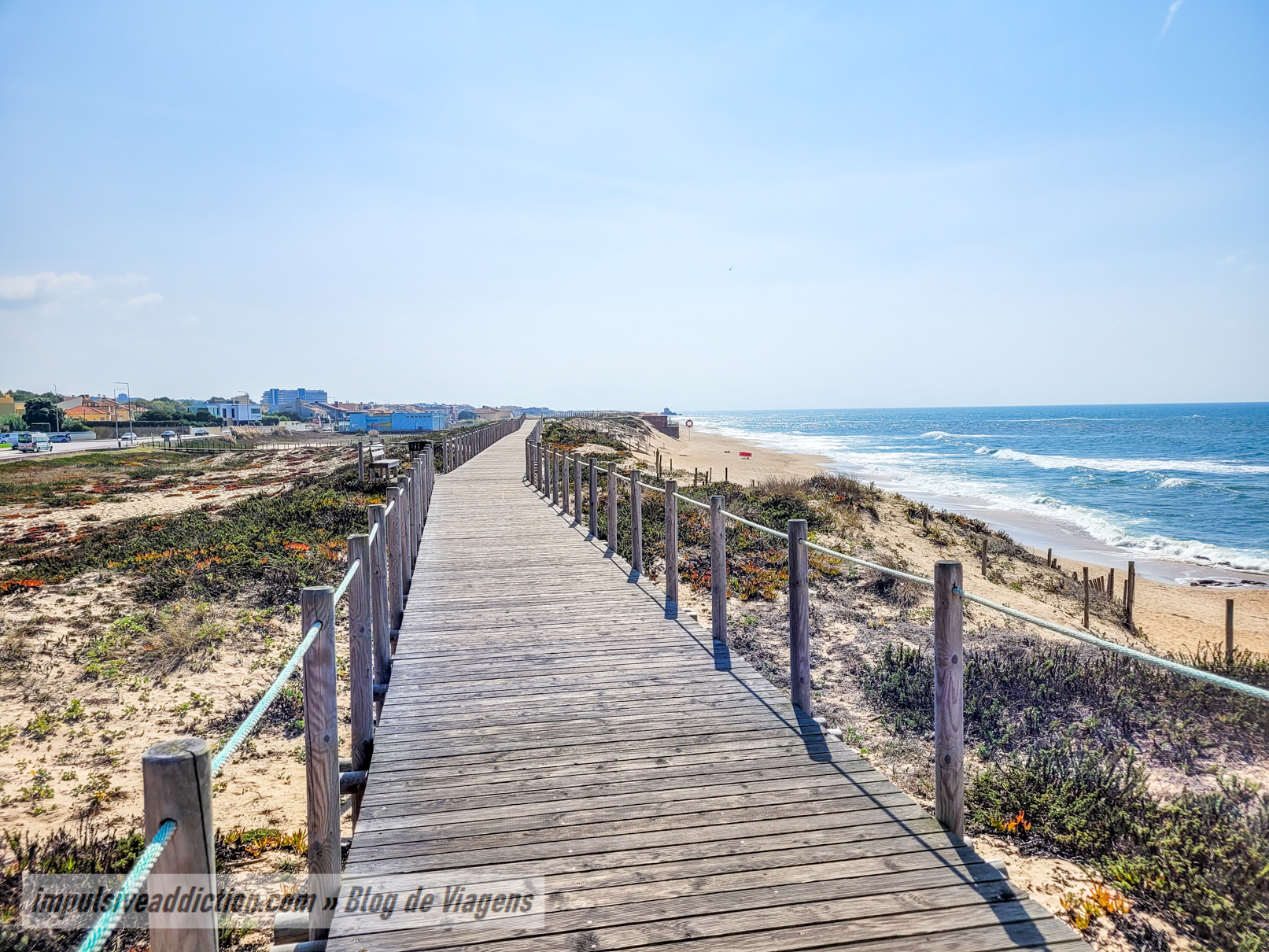 Passadiços junto da Praia de Dunas Mar