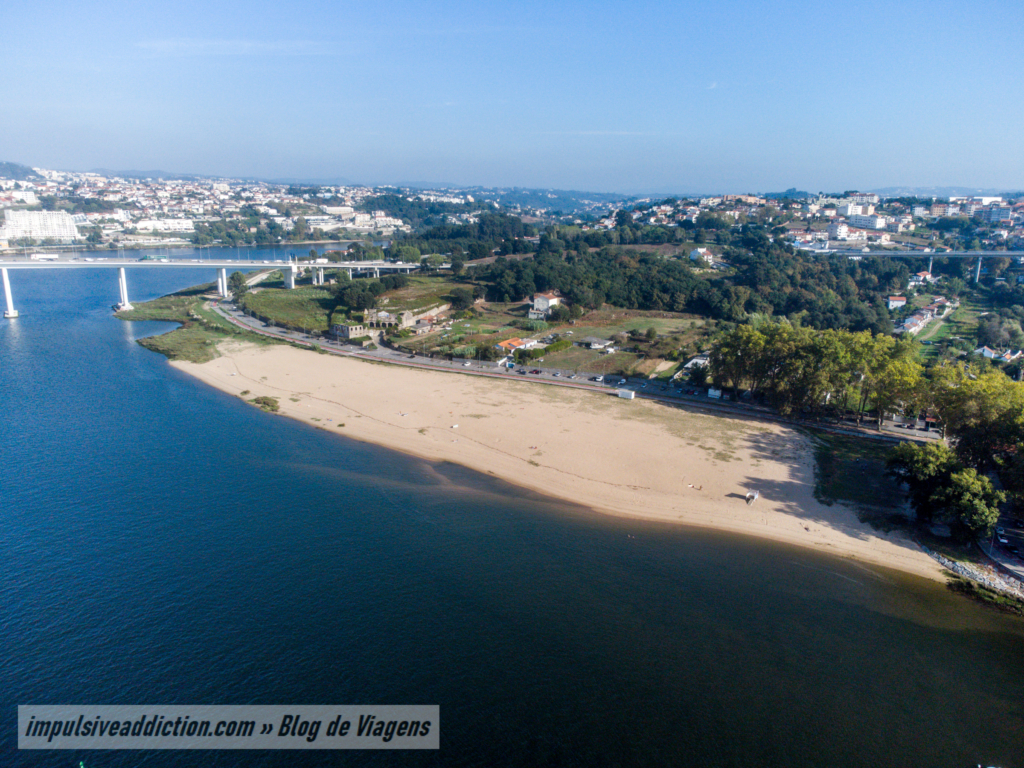Areinho River beach to visit in Gaia
