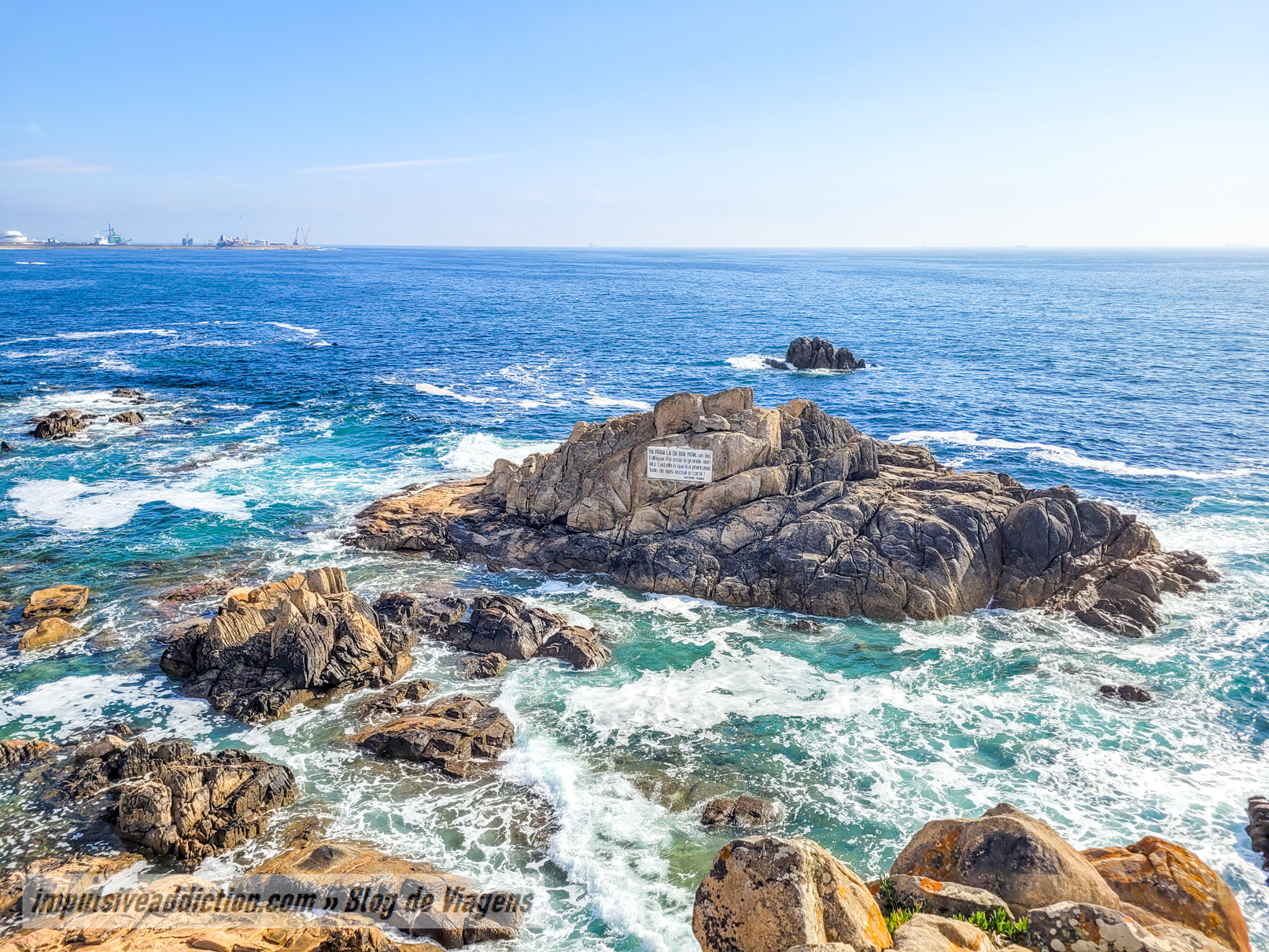 Rock formations next to Senhora da Boa Nova Chapel