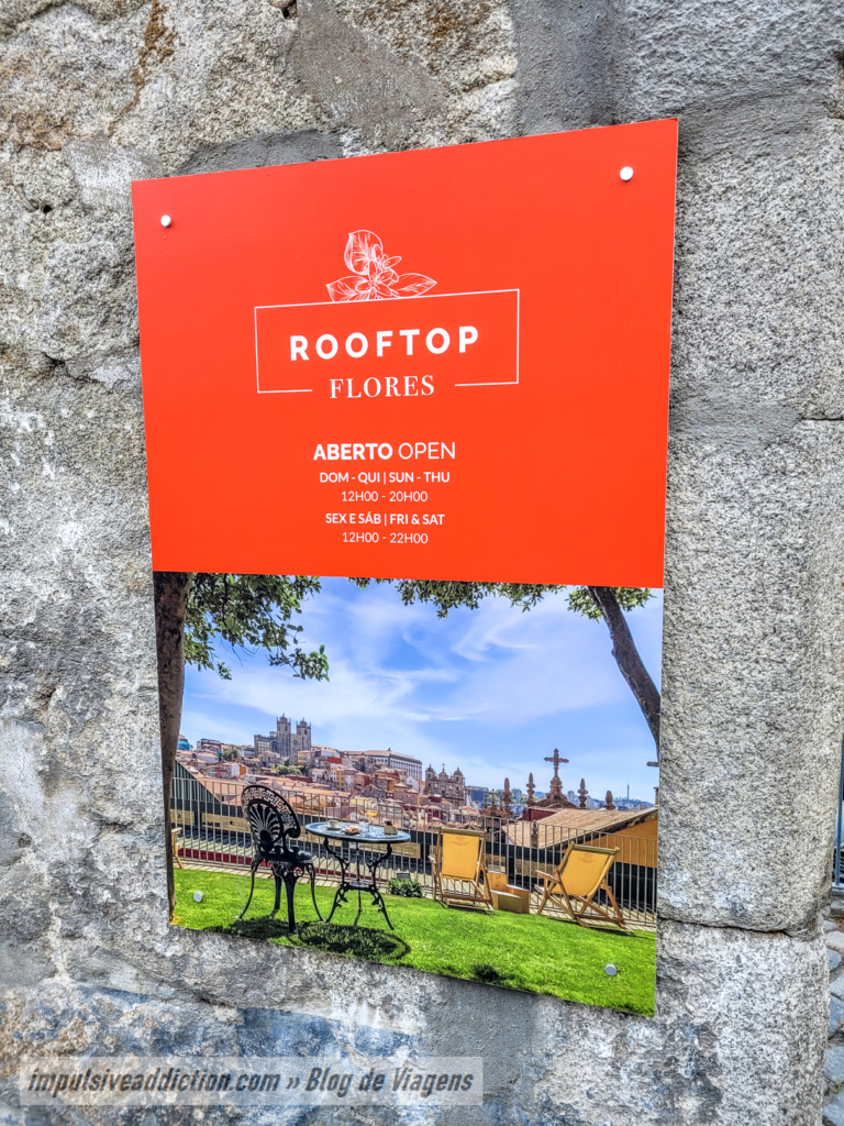 Rooftop Flores - Porto | O que visitar
