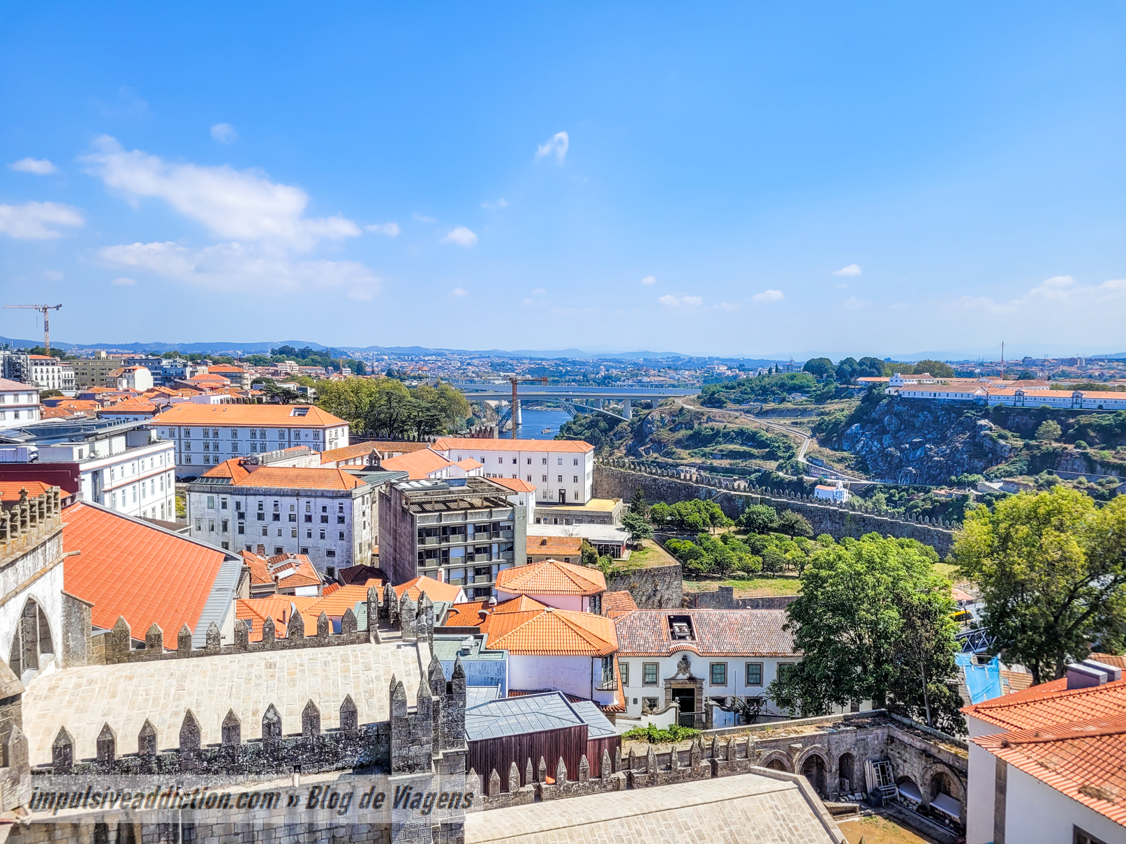 Viewpoint from Porto Cathedral Tower