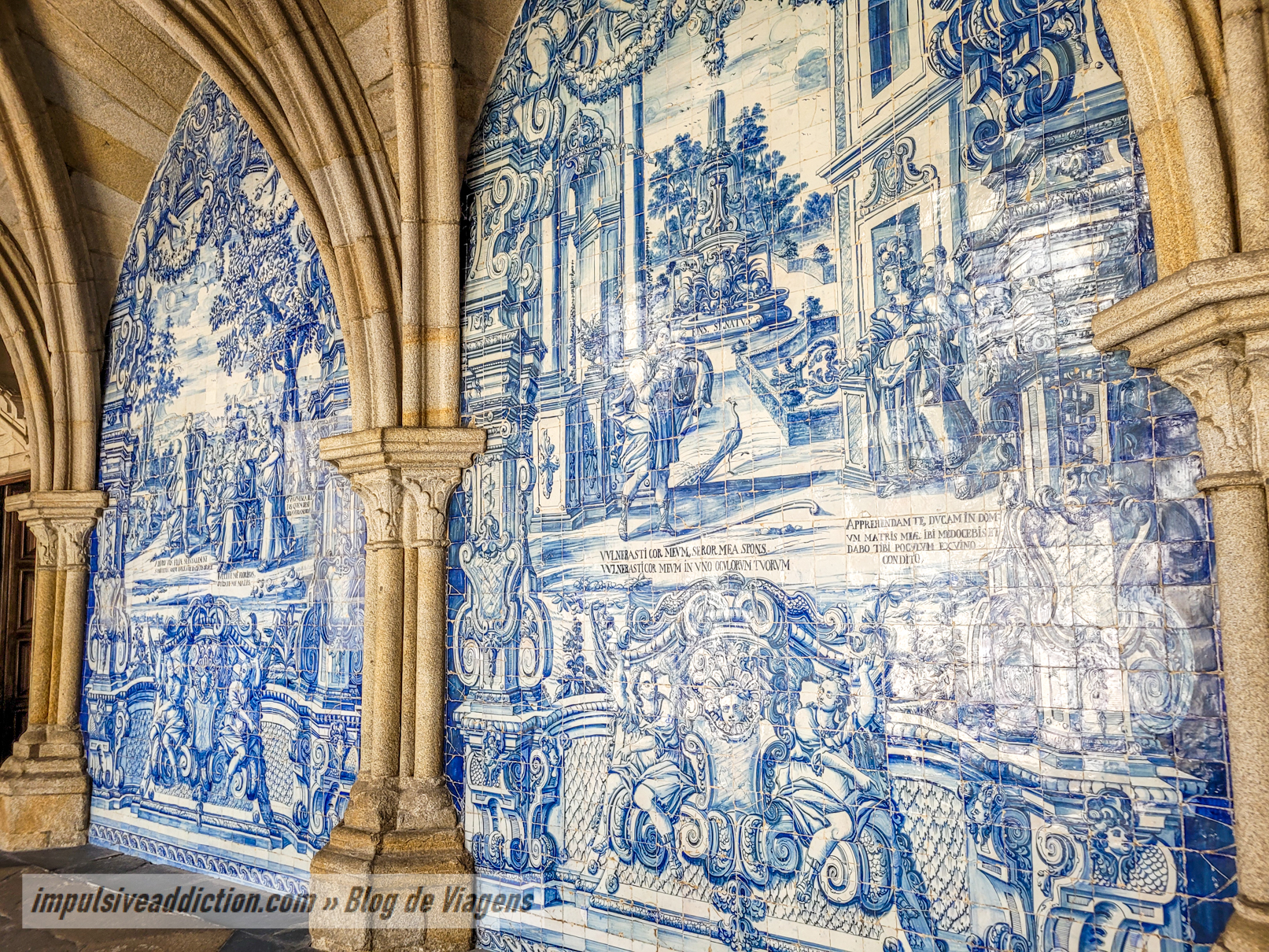 Azulejos do Claustro da Sé Catedral do Porto
