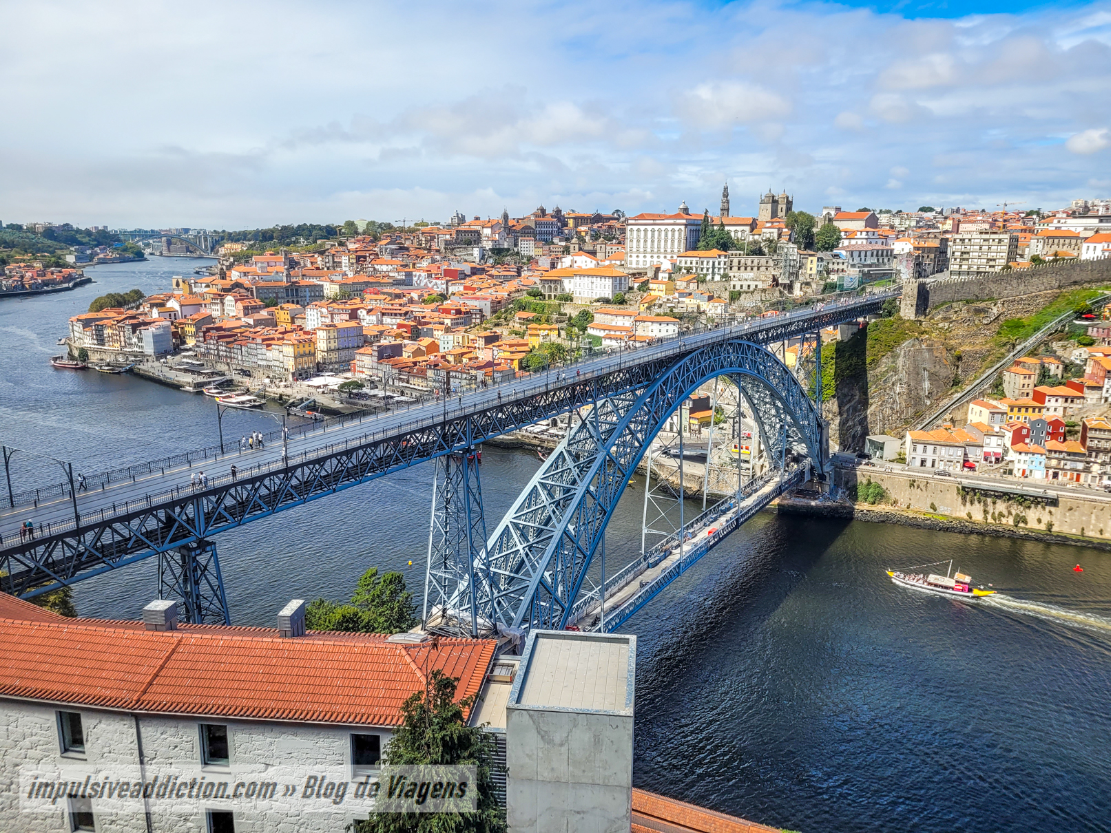 Miradouro da Serra do Pilar para a Ponte Luís I