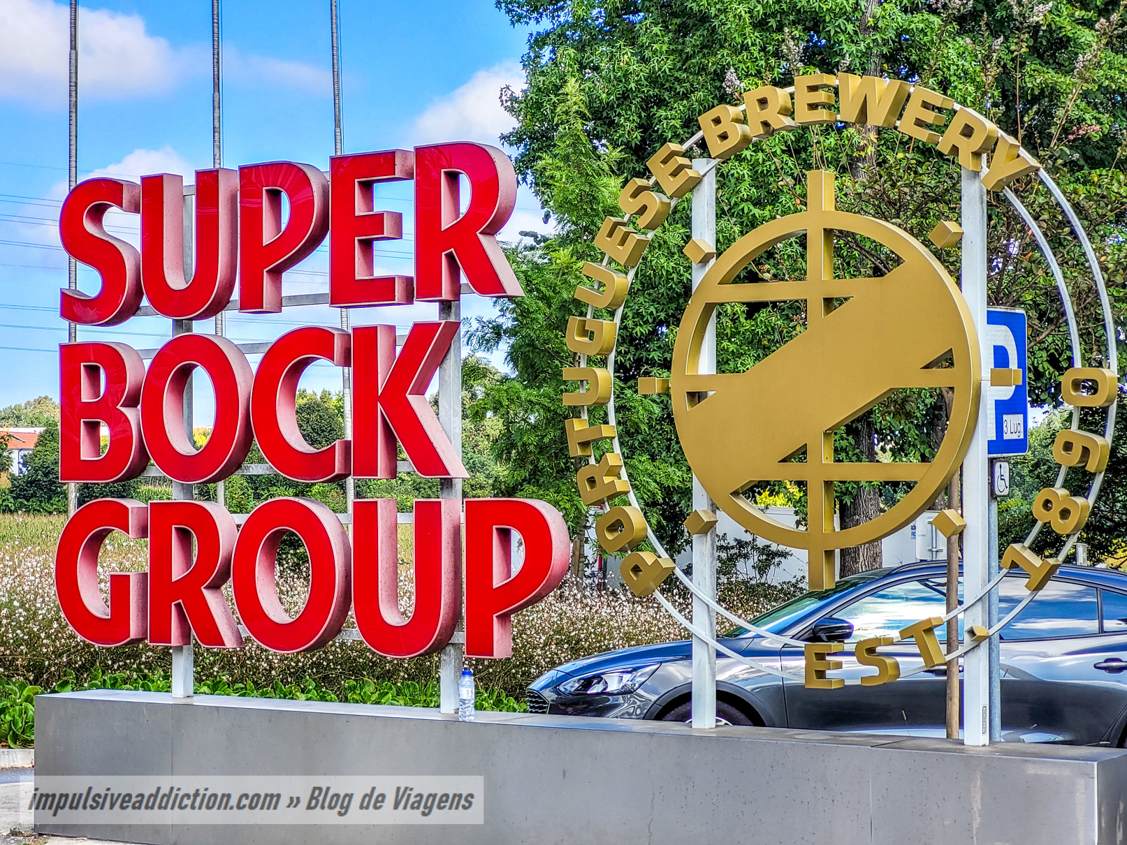 Entrance to the Super Bock factory