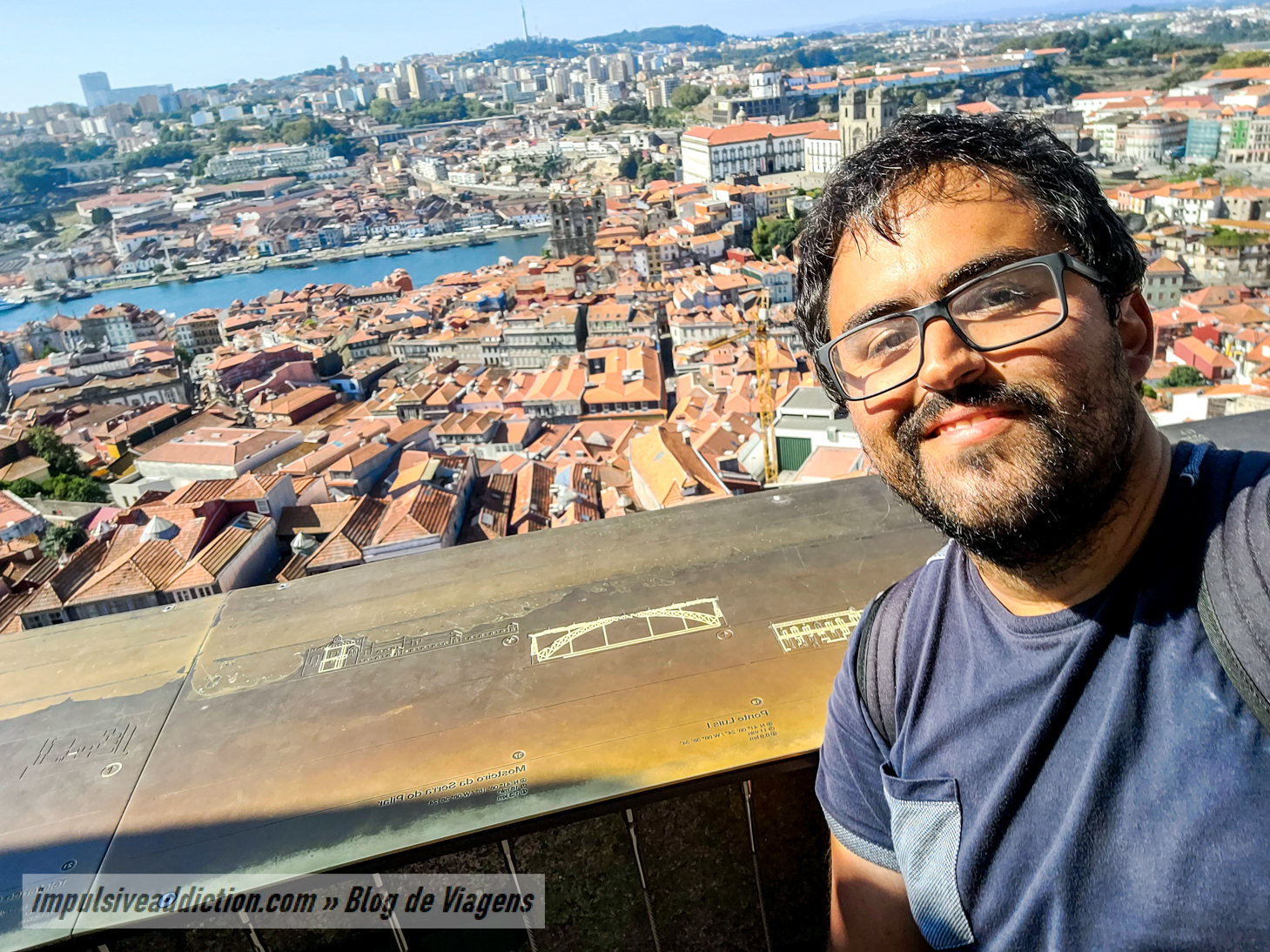 Eu, no topo da Torre dos Clérigos